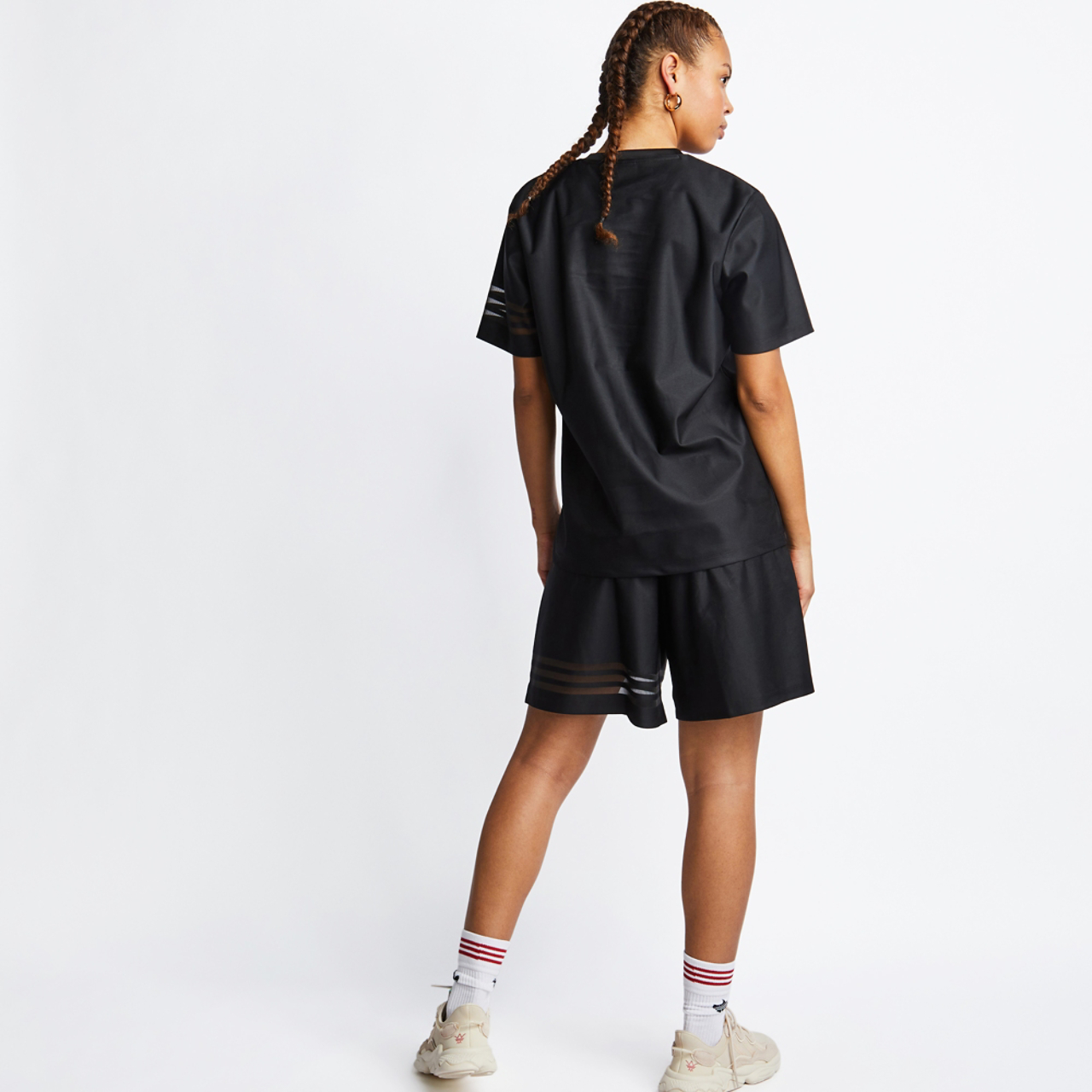 adidas Originals Bellista Primegreen T-Shirt Loose Image 3 of 4. Tap to open photo gallery.