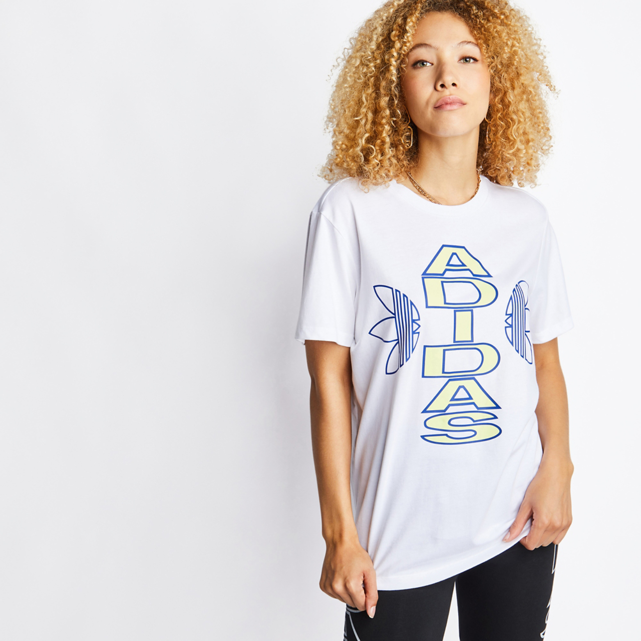 adidas Loose Collegiate T-Shirt Image 1 of 4. Tap to open photo gallery.
