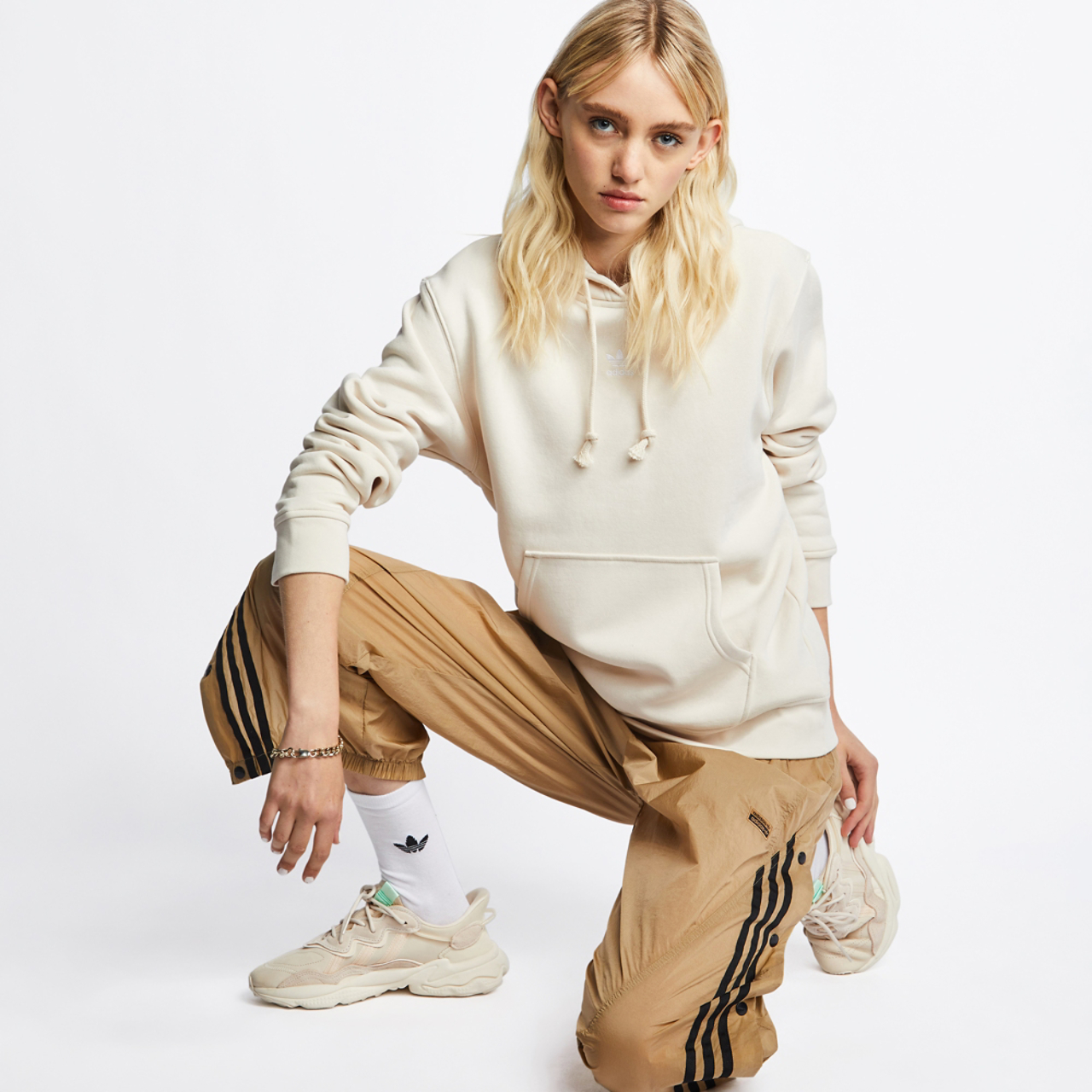 adidas Adicolor Essentials Fleece Hoodie Image 1 of 4. Tap to open photo gallery.