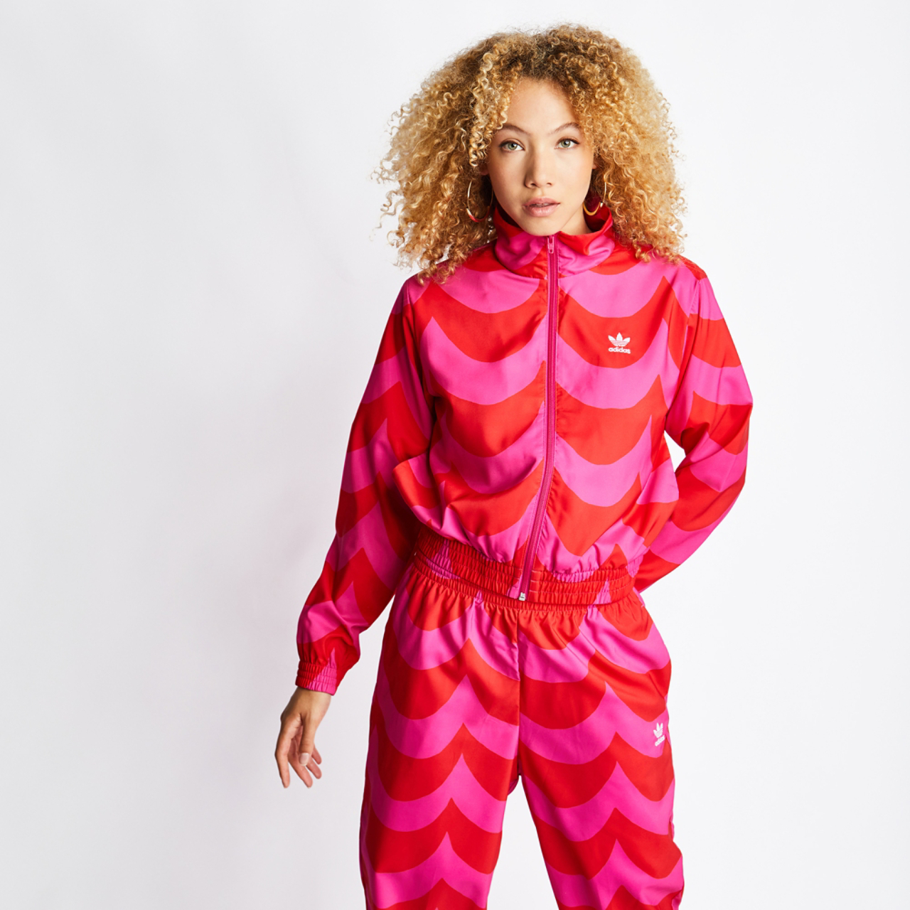 adidas Marimekko Woven Track Jacket Image 1 of 4. Tap to open photo gallery.