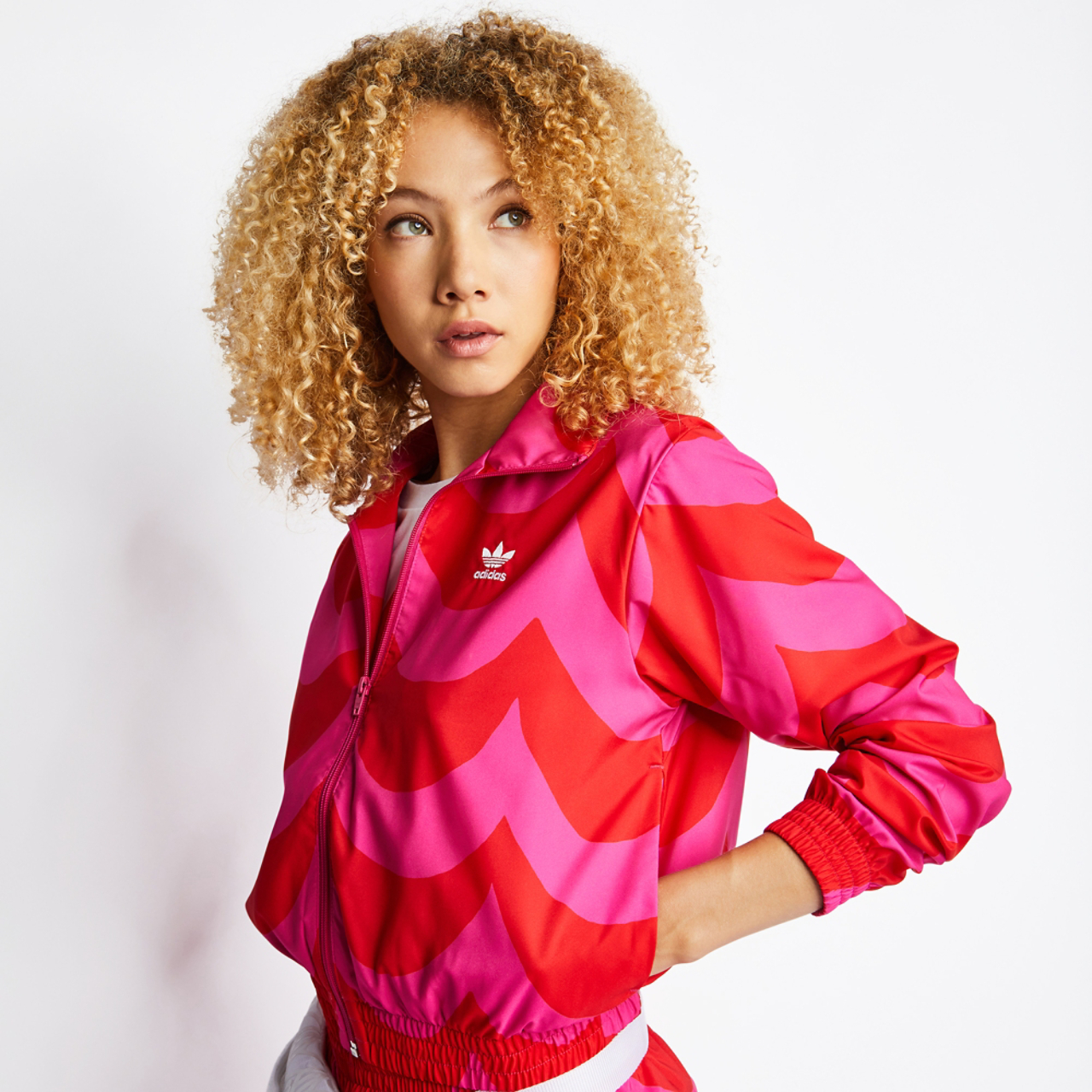 adidas Marimekko Woven Track Jacket Image 4 of 4. Tap to open photo gallery.