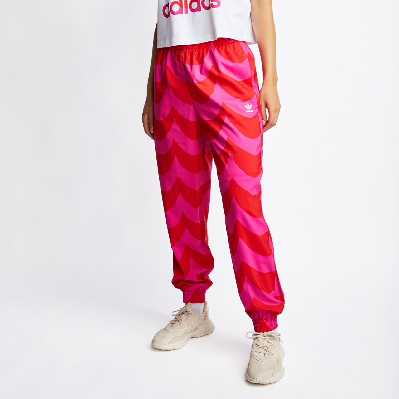 adidas Marimekko Cuffed Woven Track Pants Image 1 of 4. Tap to open photo gallery.