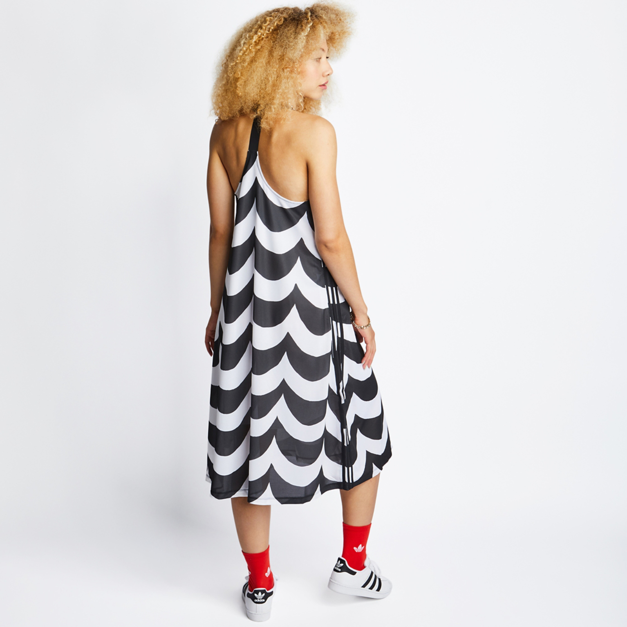 adidas Marimekko Midi Tank Dress Image 3 of 9. Tap to open photo gallery.