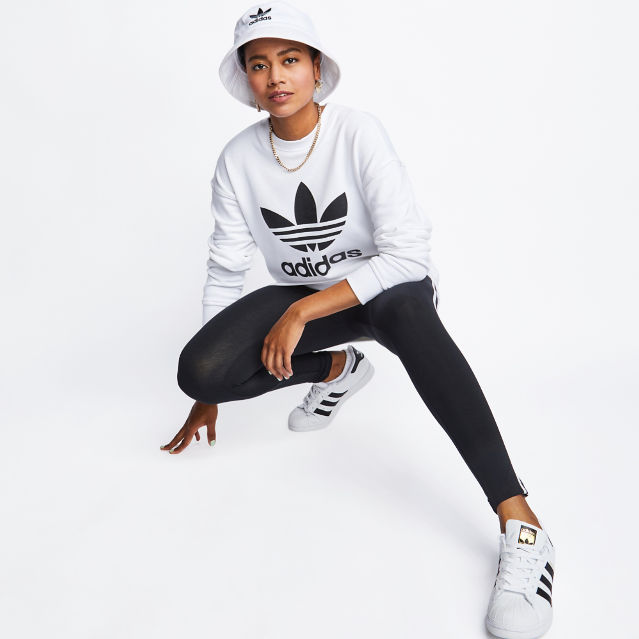 adidas Originals Crew Neck Image 1 of 4. Tap to open photo gallery.