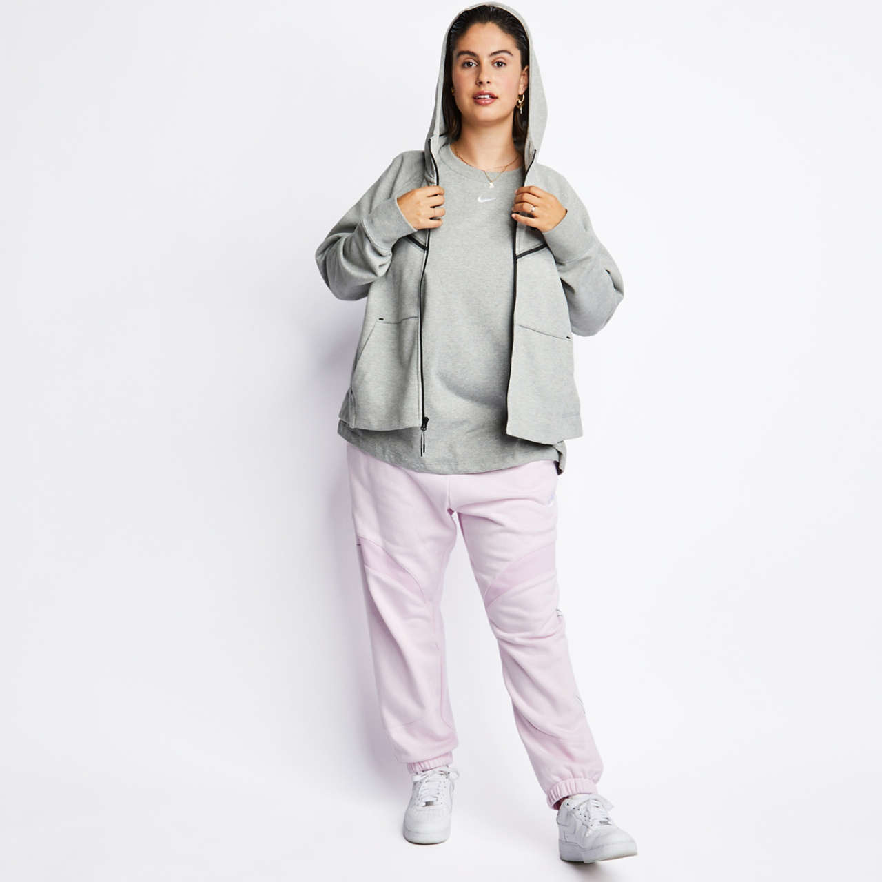 Nike Tech Fleece Plus Over The Head Image 4 of 4. Tap to open photo gallery.
