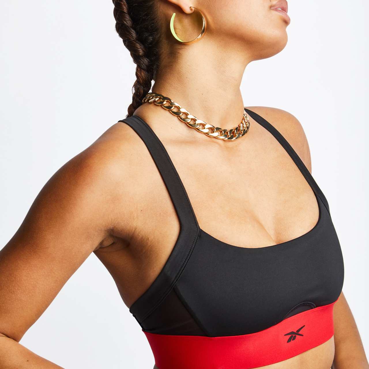 Reebok Cardi B Bra Image 1 of 5. Tap to open photo gallery.