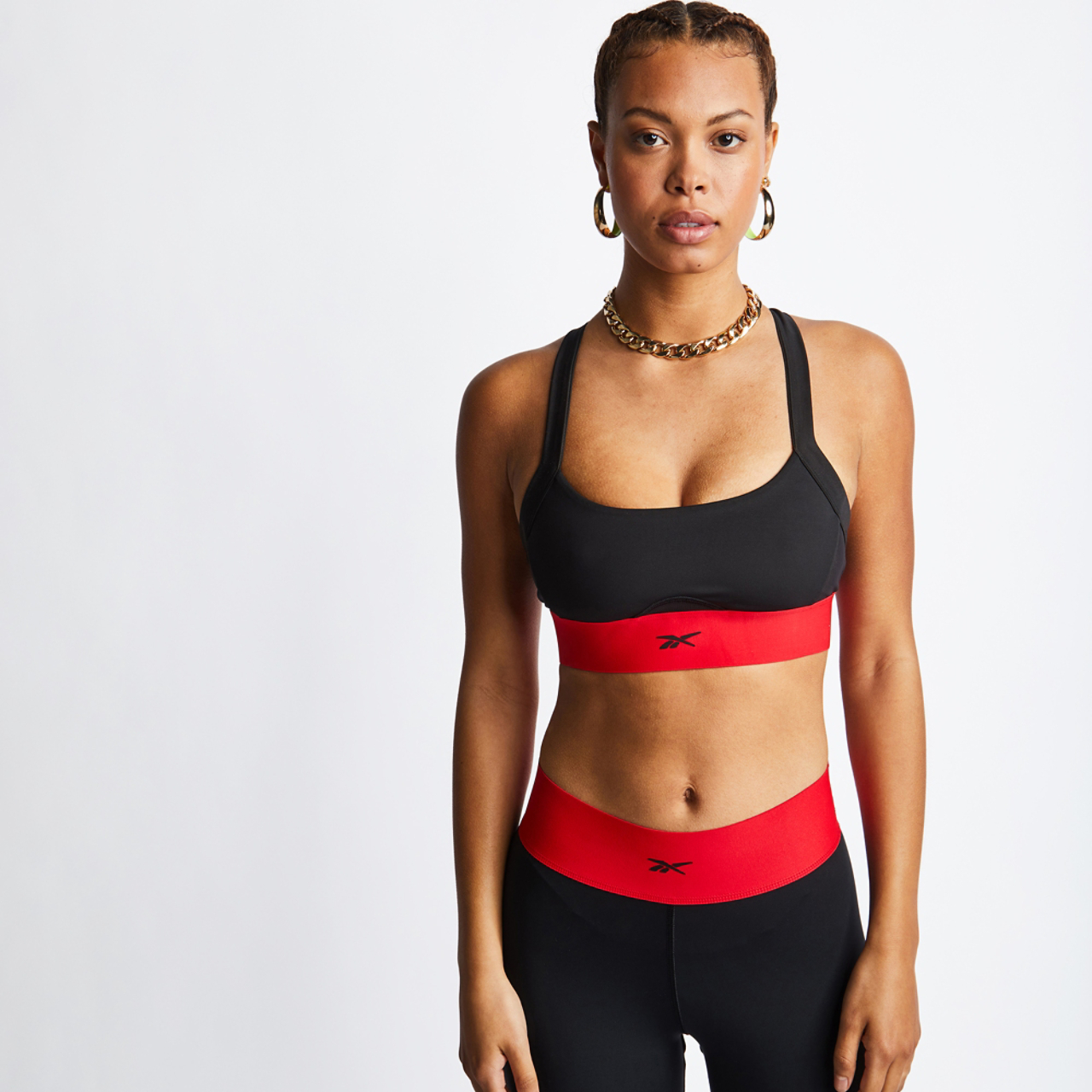 Reebok Cardi B Bra Image 2 of 5. Tap to open photo gallery.