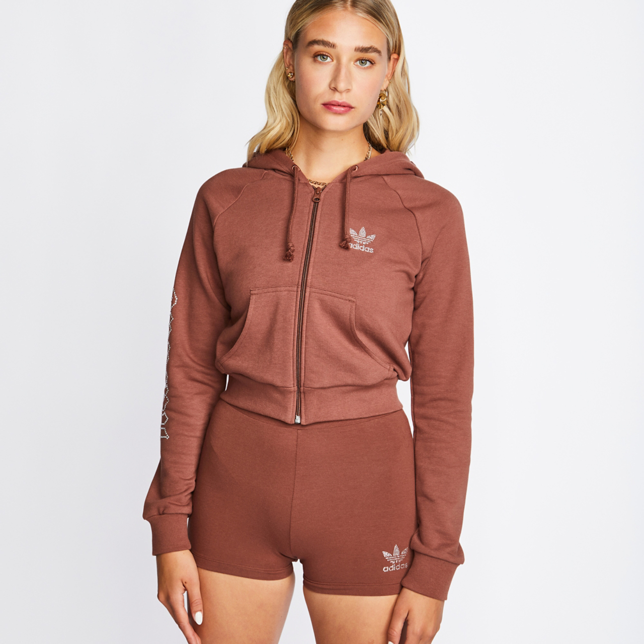 adidas Cropped Originals Track Top Image 4 of 4. Tap to open photo gallery.