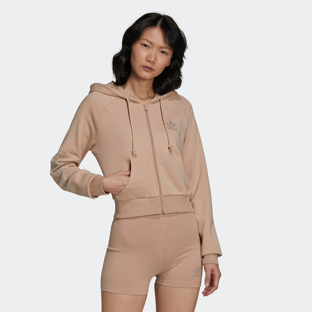 adidas Cropped Originals Track Top Image 1 of 8. Tap to open photo gallery.