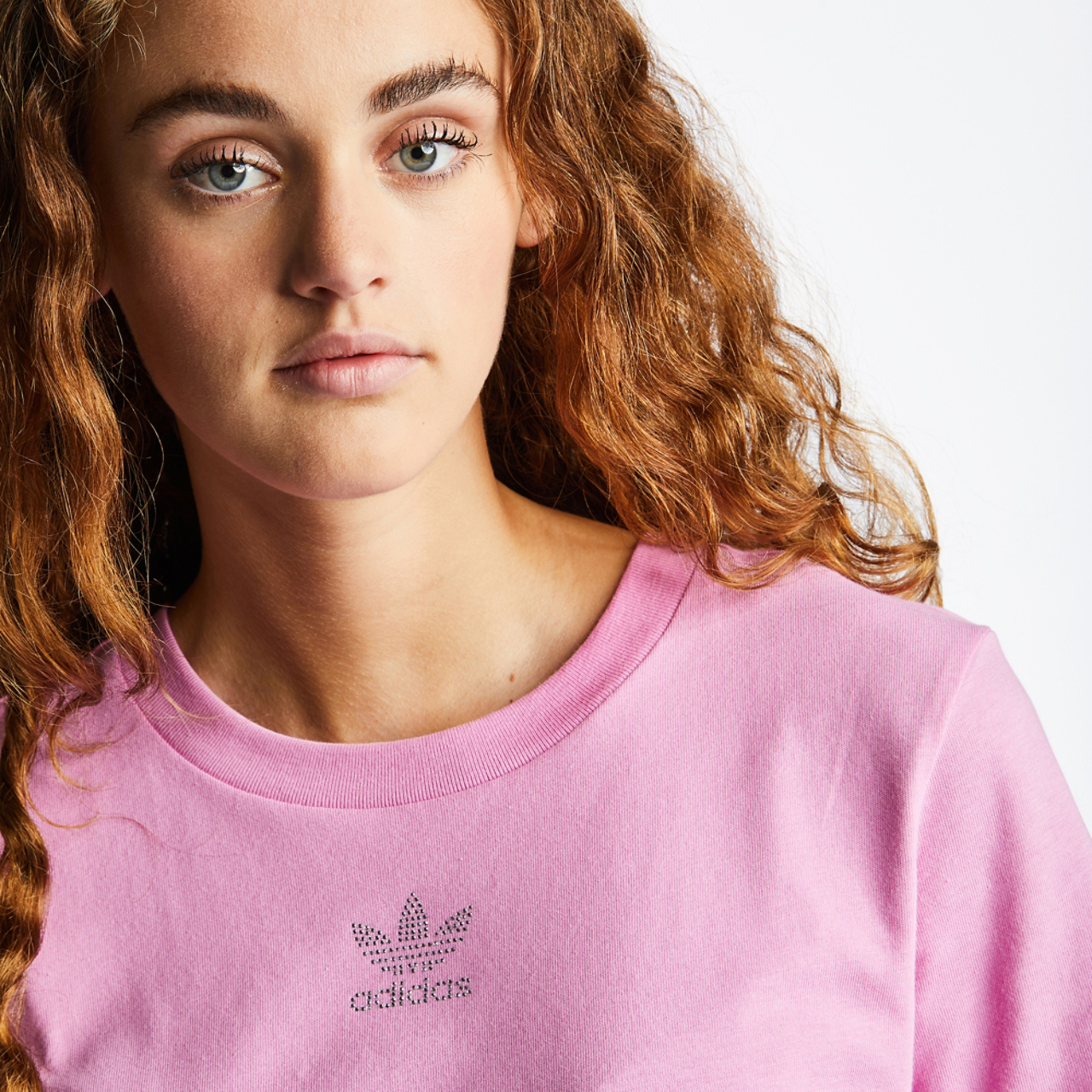adidas Cropped Originals T-Shirt Image 8 of 8. Tap to open photo gallery.
