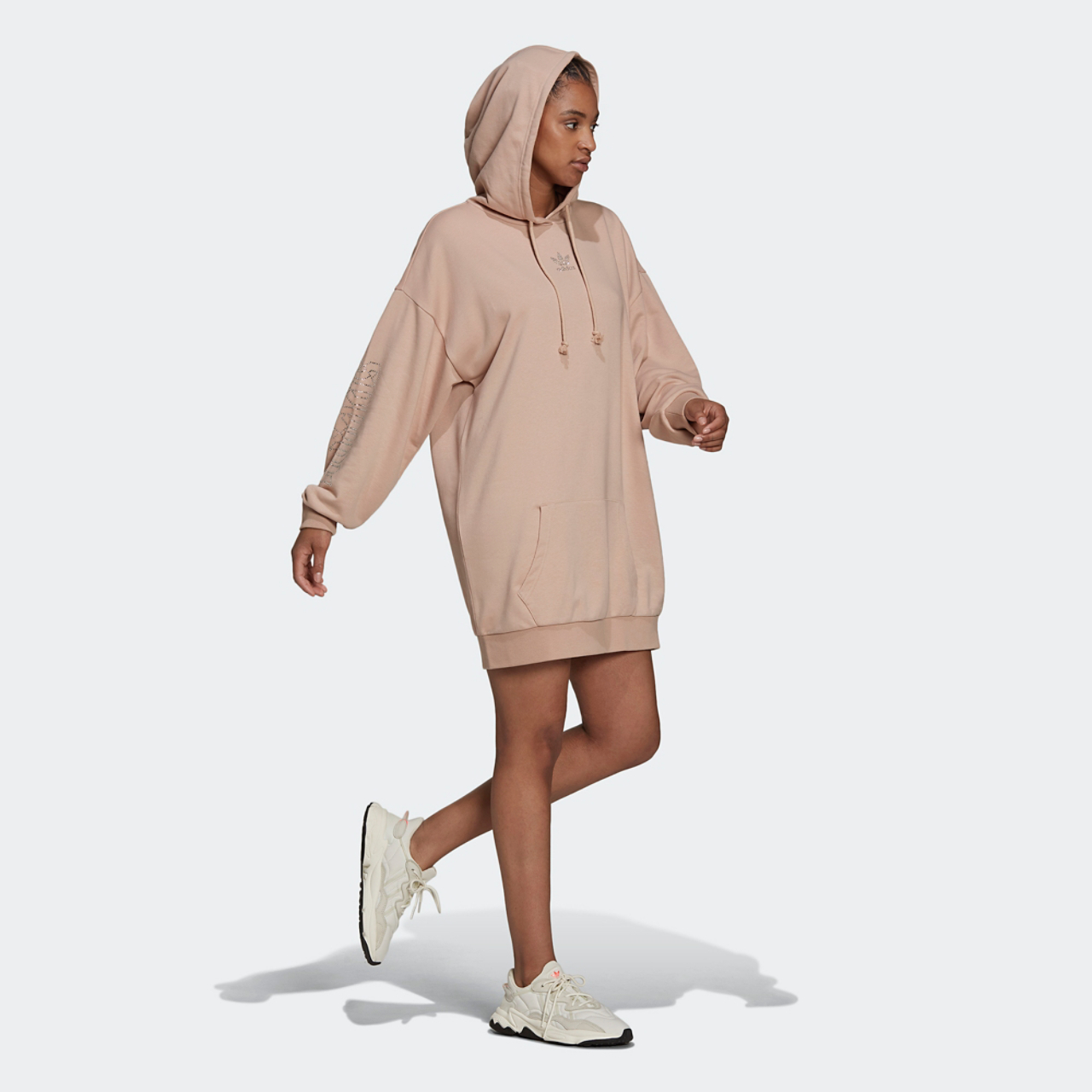 adidas Hoodie Dress Image 5 of 6. Tap to open photo gallery.