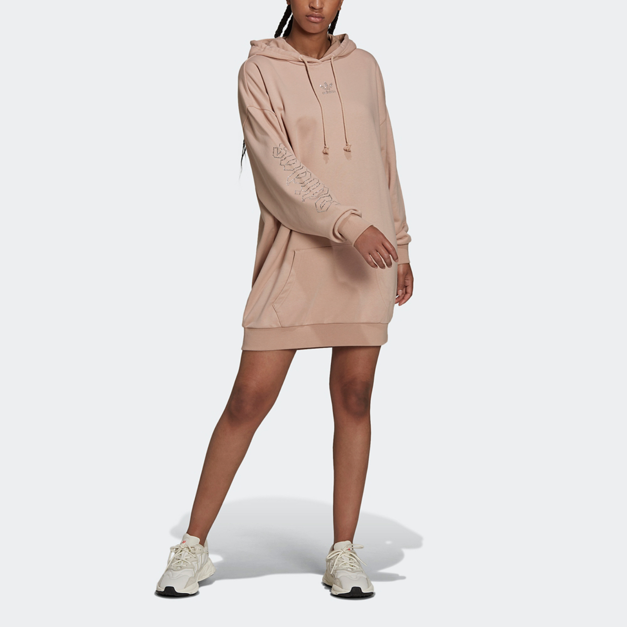 adidas Hoodie Dress Image 6 of 6. Tap to open photo gallery.