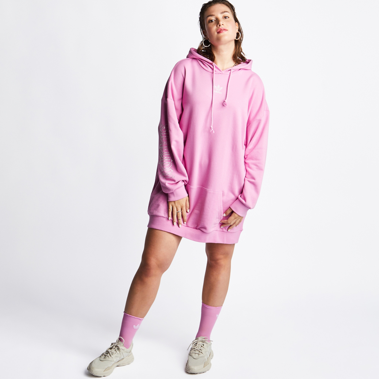 adidas Hoodie Dress Image 1 of 7. Tap to open photo gallery.
