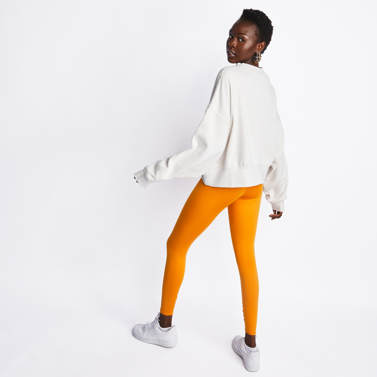 Nike Swoosh Crew Neck Top Image 3 of 4. Tap to open photo gallery.