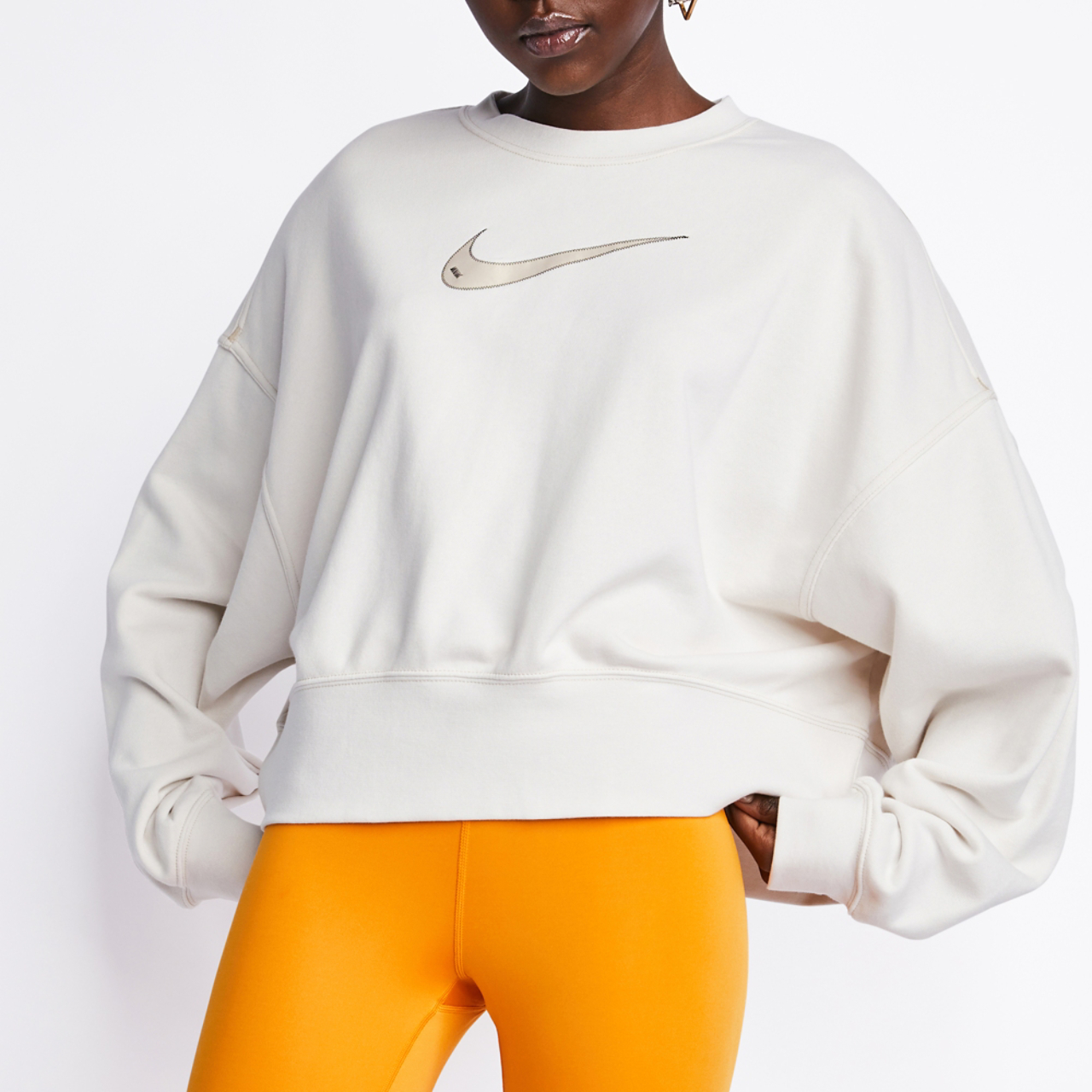 Nike Swoosh Crew Neck Top Image 4 of 4. Tap to open photo gallery.