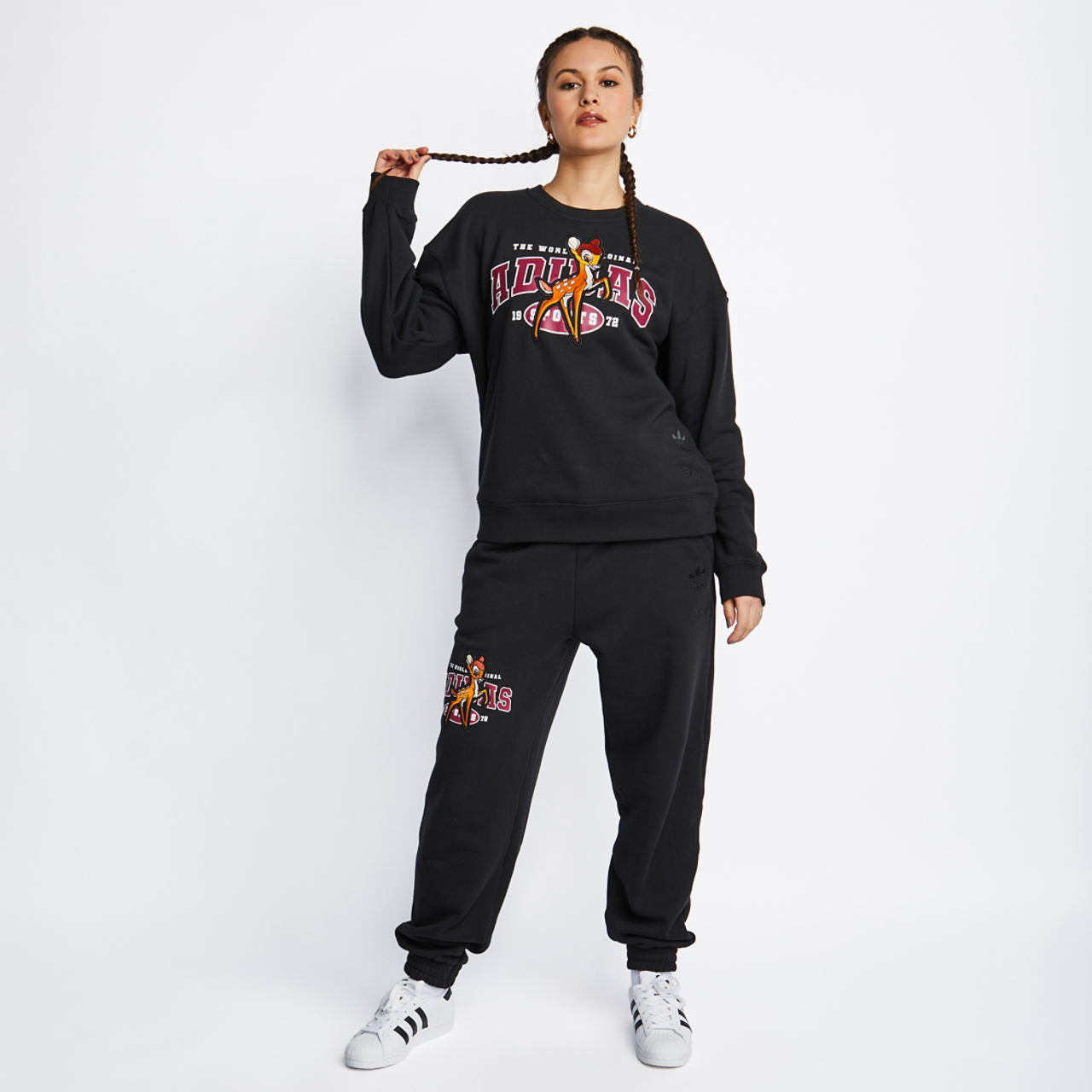 adidas Originals Bambi Crew Neck Top Image 2 of 4. Tap to open photo gallery.