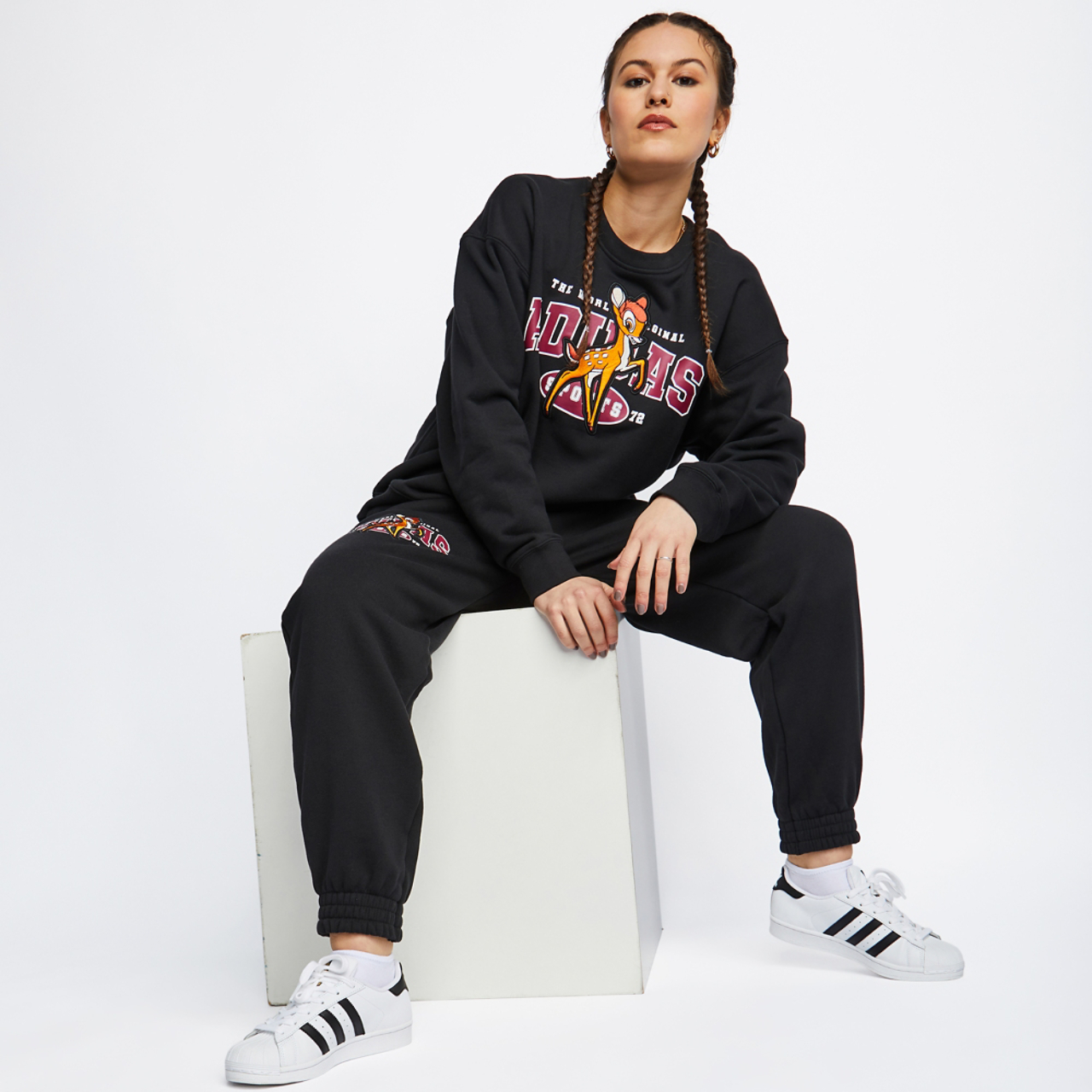 adidas Originals Bambi Crew Neck Top Image 4 of 4. Tap to open photo gallery.