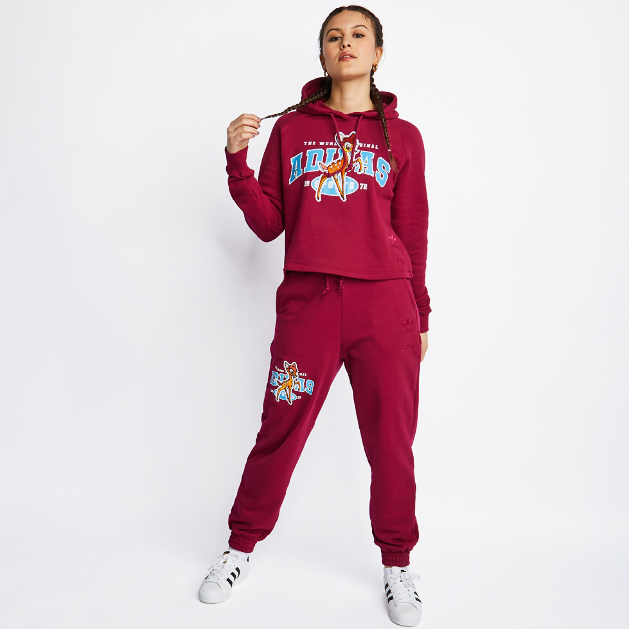 adidas Originals Bambi Cuffed Pant Image 2 of 5. Tap to open photo gallery.