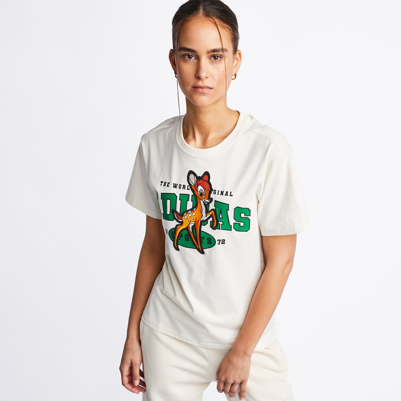 adidas Originals Bambi Shortsleeve Tee Image 1 of 4. Tap to open photo gallery.