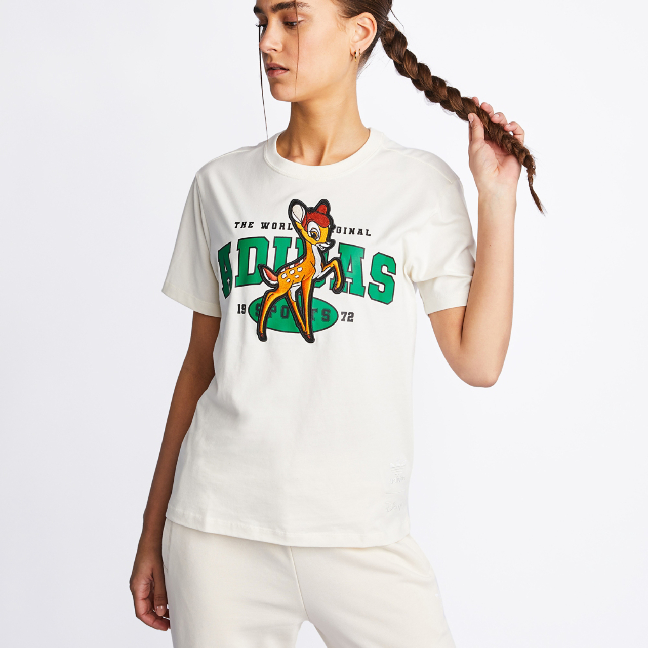 adidas Originals Bambi Shortsleeve Tee Image 4 of 4. Tap to open photo gallery.