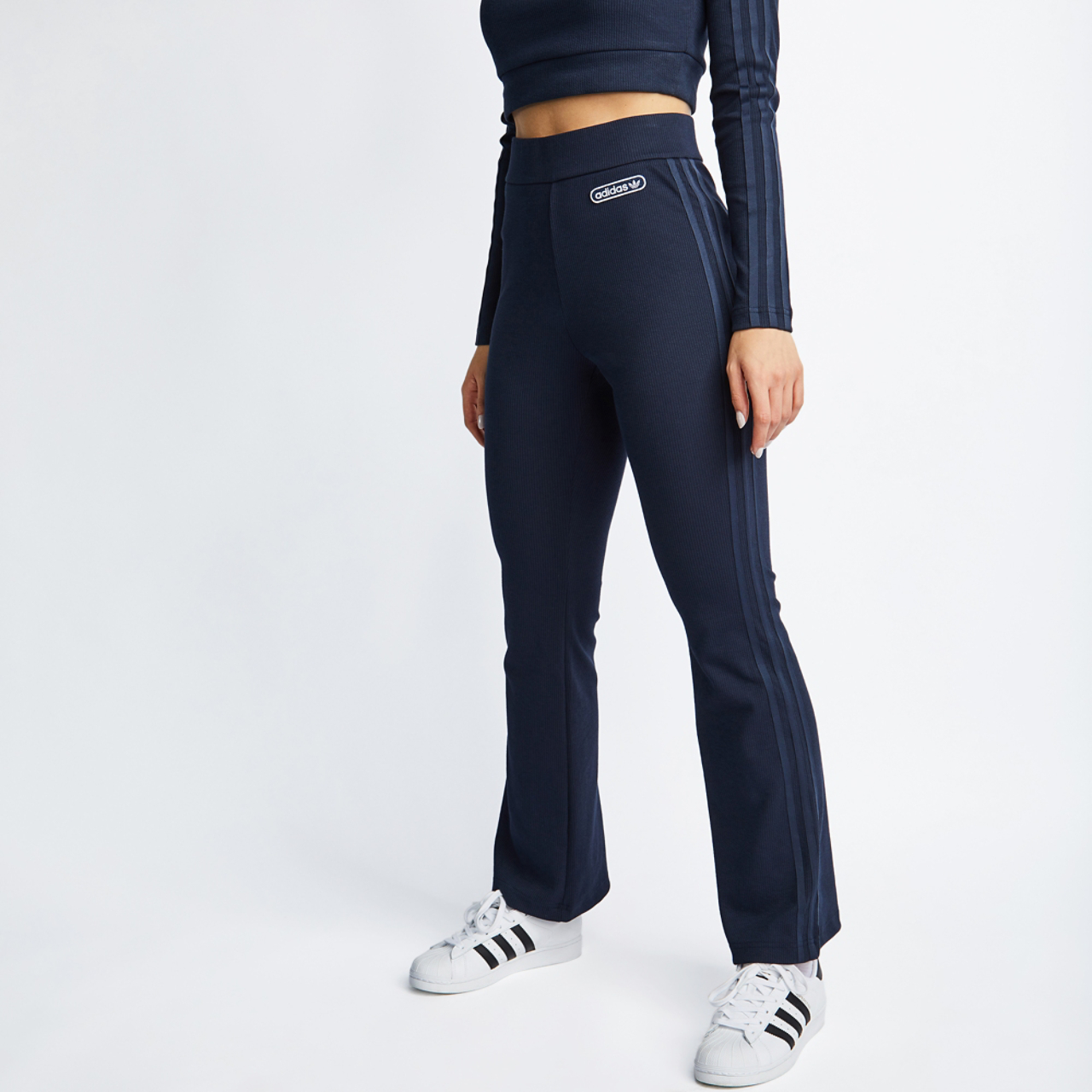 adidas Originals Vintage Sports Open Hem Image 1 of 4. Tap to open photo gallery.