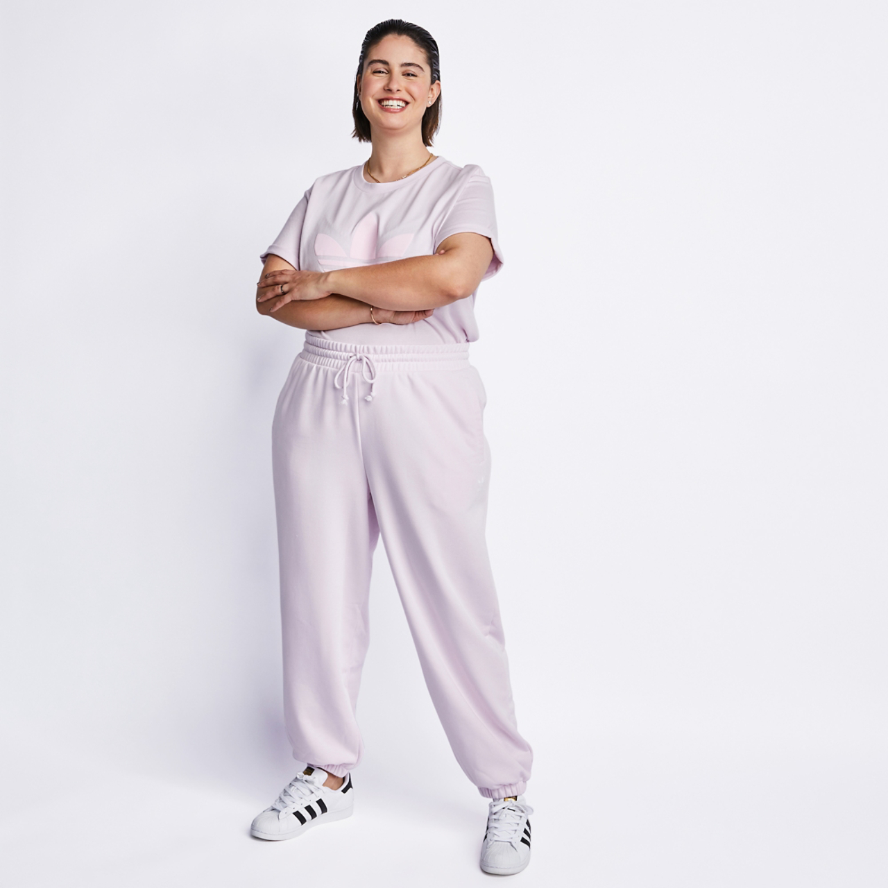 adidas Originals Aerobic Plus Cuffed Pant Image 2 of 4. Tap to open photo gallery.