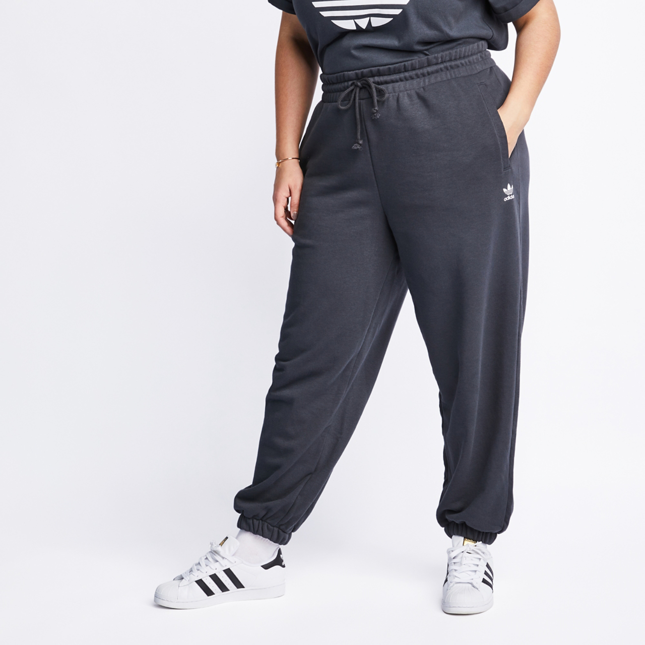 adidas Originals Aerobic Plus Cuffed Pant Image 1 of 4. Tap to open photo gallery.