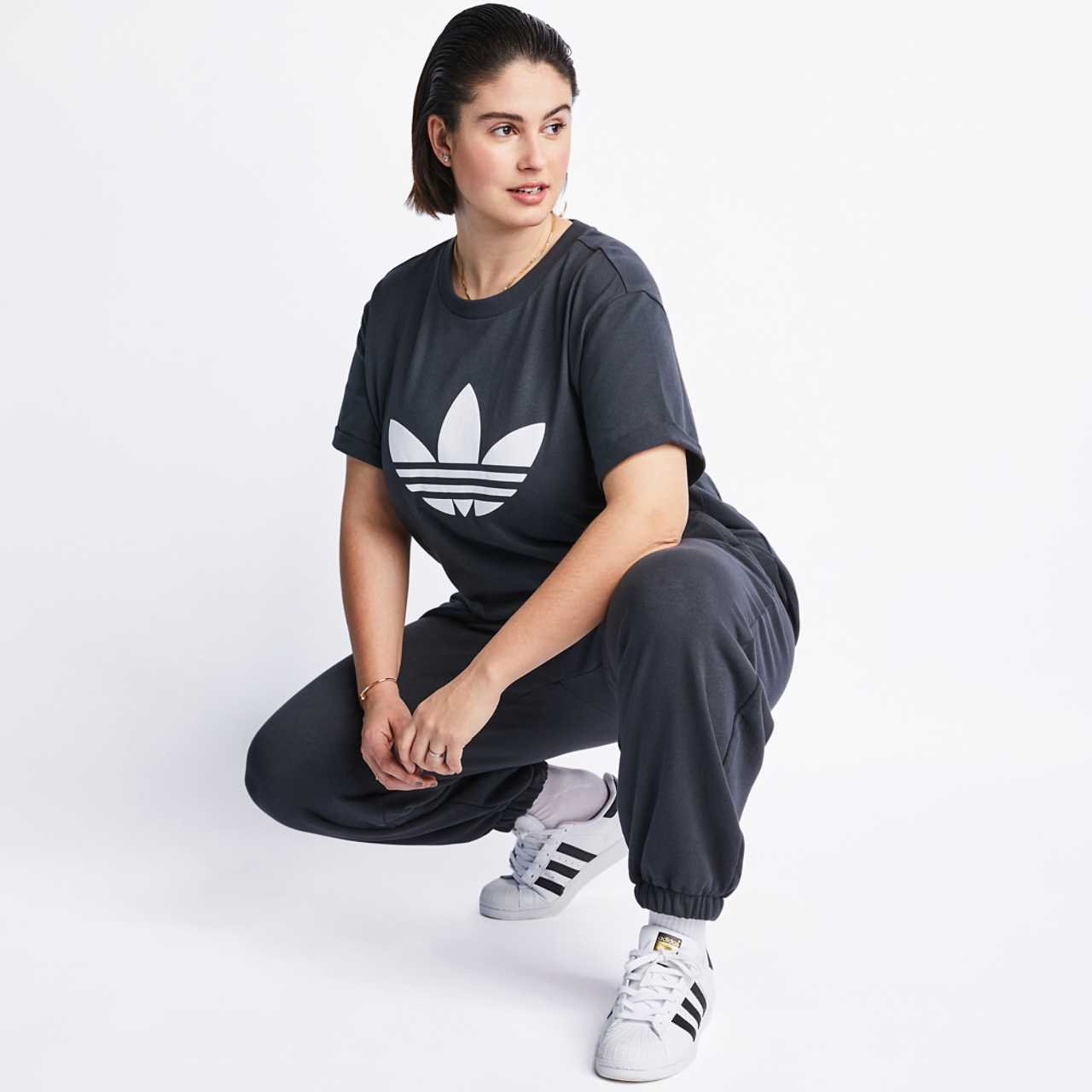 adidas Originals Aerobic Plus Shortsleeve Tee Image 1 of 4. Tap to open photo gallery.