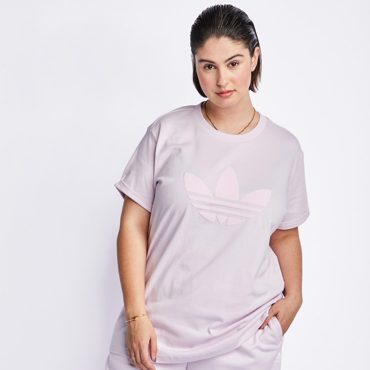 adidas Originals Aerobic Plus Shortsleeve Tee Image 1 of 4. Tap to open photo gallery.