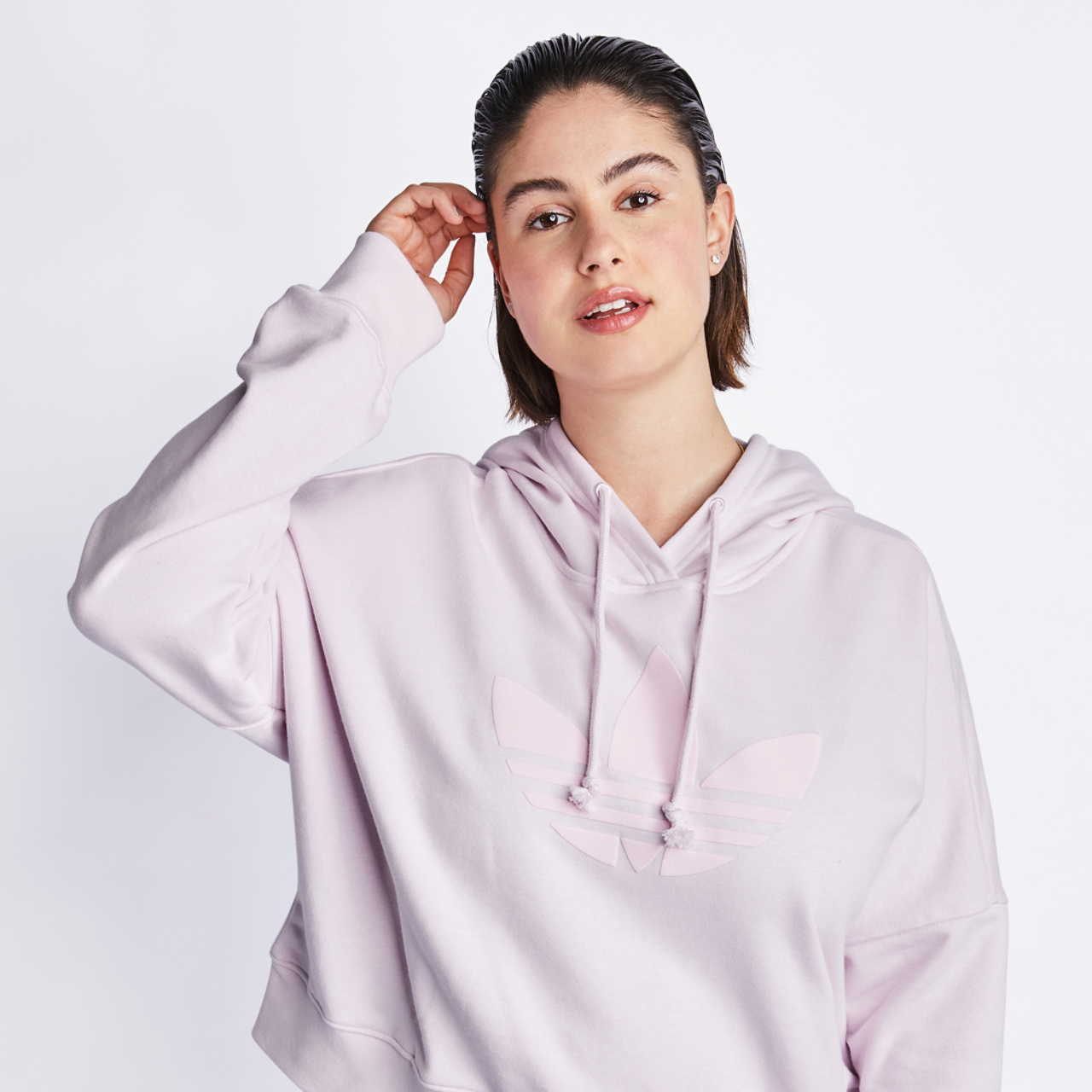 adidas Originals Aerobic Plus Over The Head Hoody Image 4 of 4. Tap to open photo gallery.