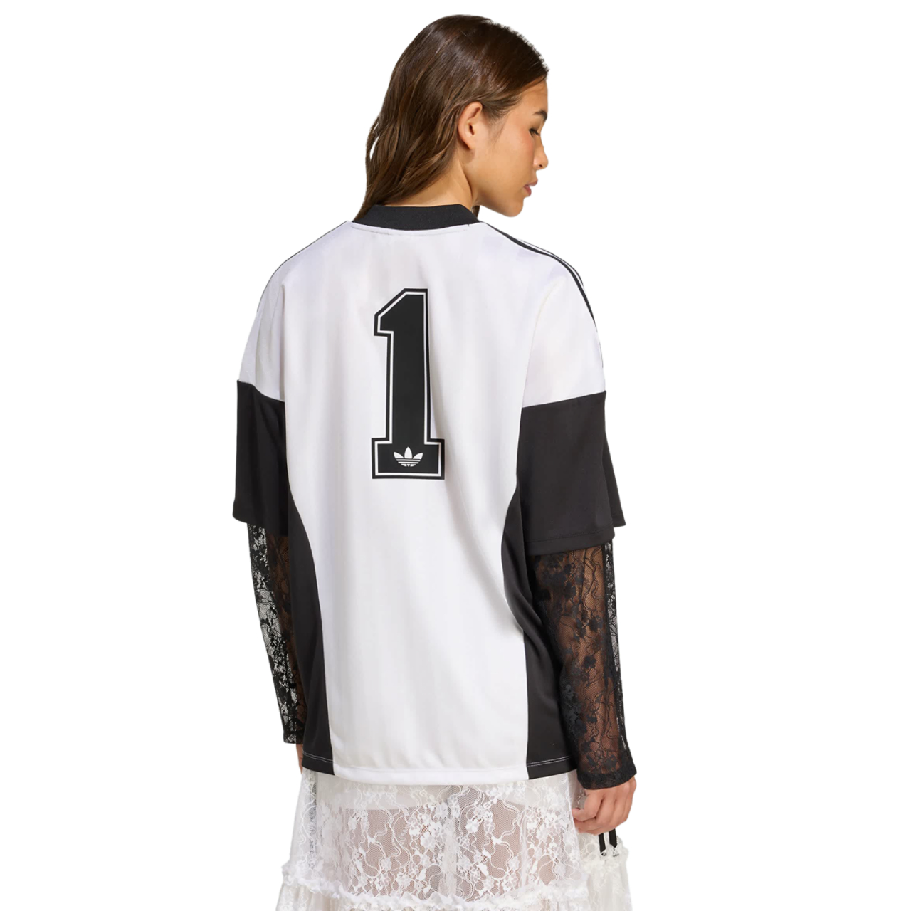 adidas Originals Lace Shirt Imagen 3 de 4. Toque para abrir la galería de fotos.