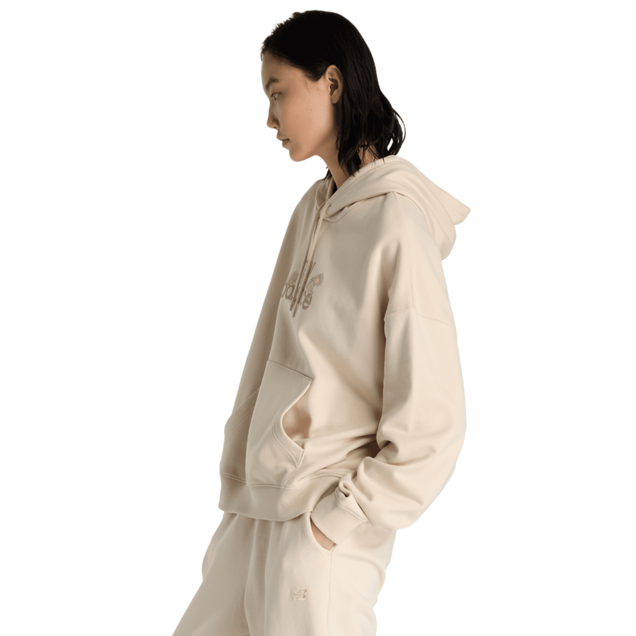 New Balance Flower Hoodie Afbeelding 3 van 4. Tik om de fotogalerij te openen..