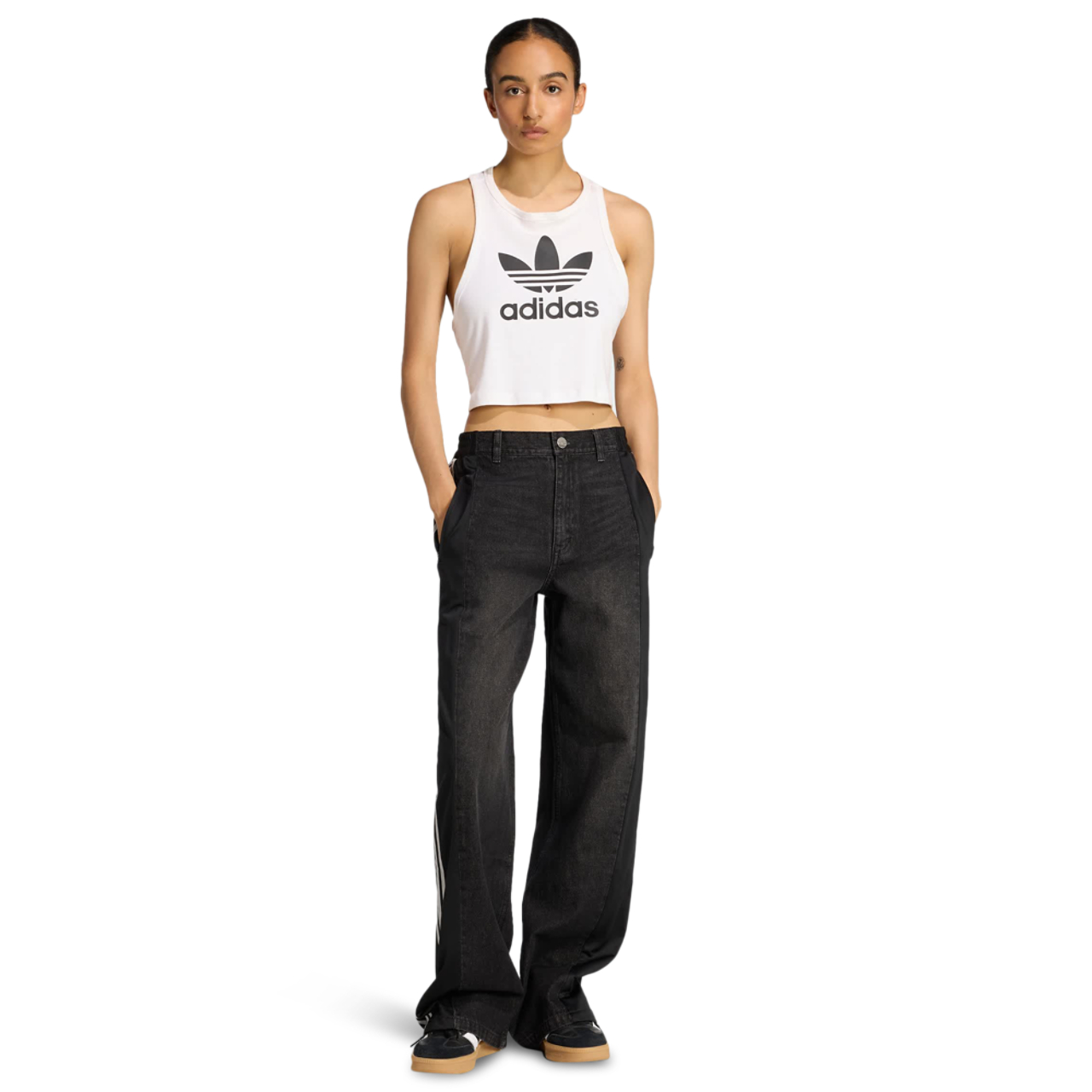 adidas Originals Athletic Dept Denim Firebird Joggers Imagen 2 de 4. Toque para abrir la galería de fotos.