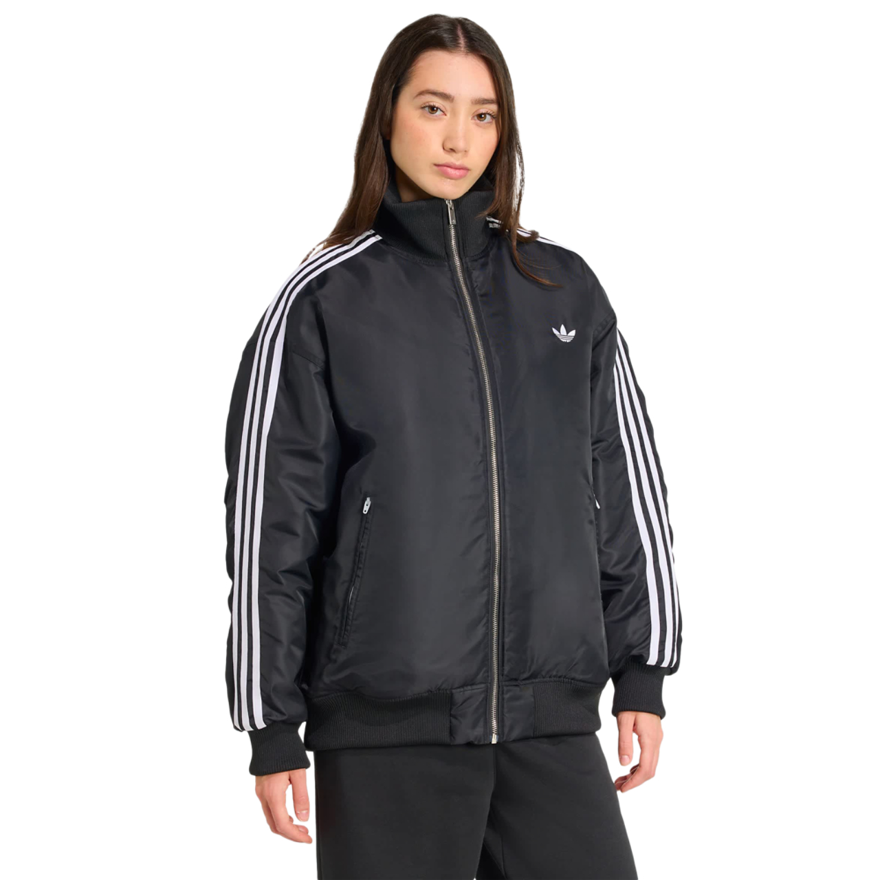 adidas Firebird Oversized Bomber Jacket Immagine 1 di 4. Tocca per aprire la galleria fotografica.