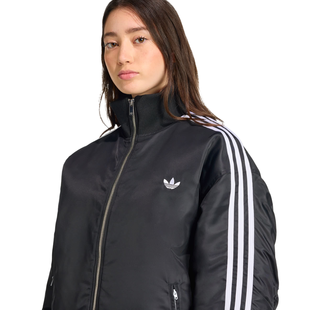 adidas Firebird Oversized Bomber Jacket Immagine 4 di 4. Tocca per aprire la galleria fotografica.