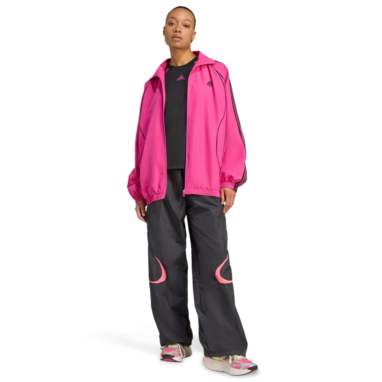 adidas Teamgeist Adicolor Oversized Track Top Imagen 2 de 4. Toque para abrir la galería de fotos.
