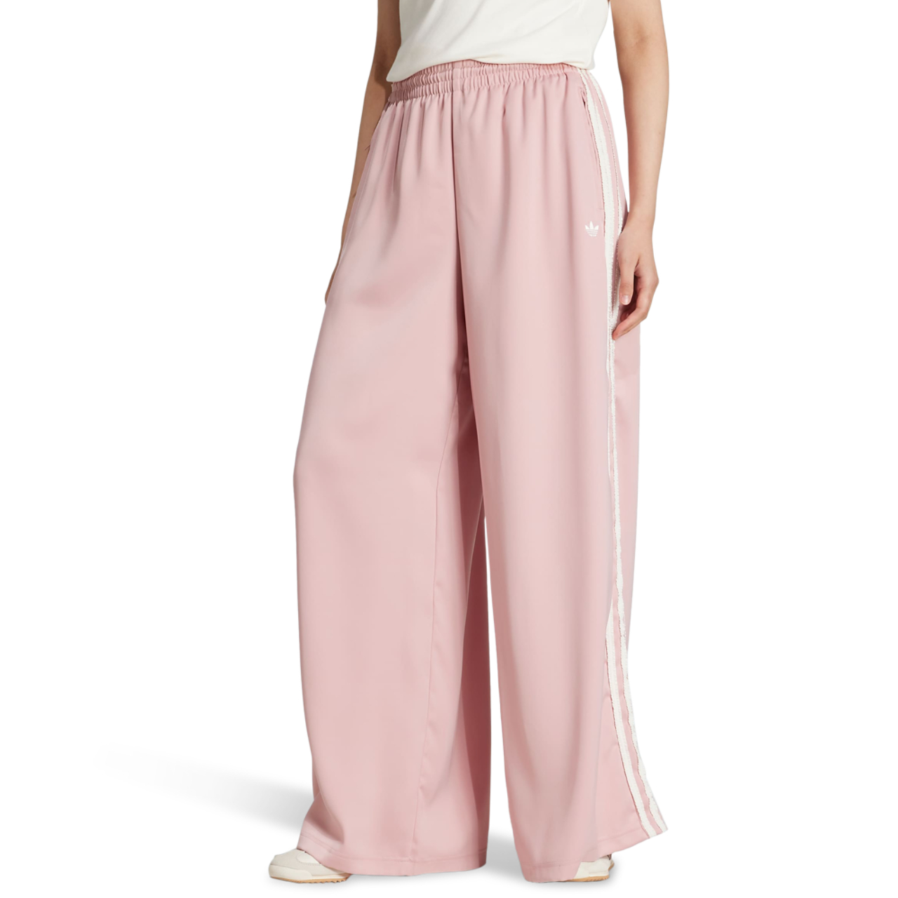 adidas Originals Satin Wide Leg Track Bottoms Imagen 1 de 4. Toque para abrir la galería de fotos.