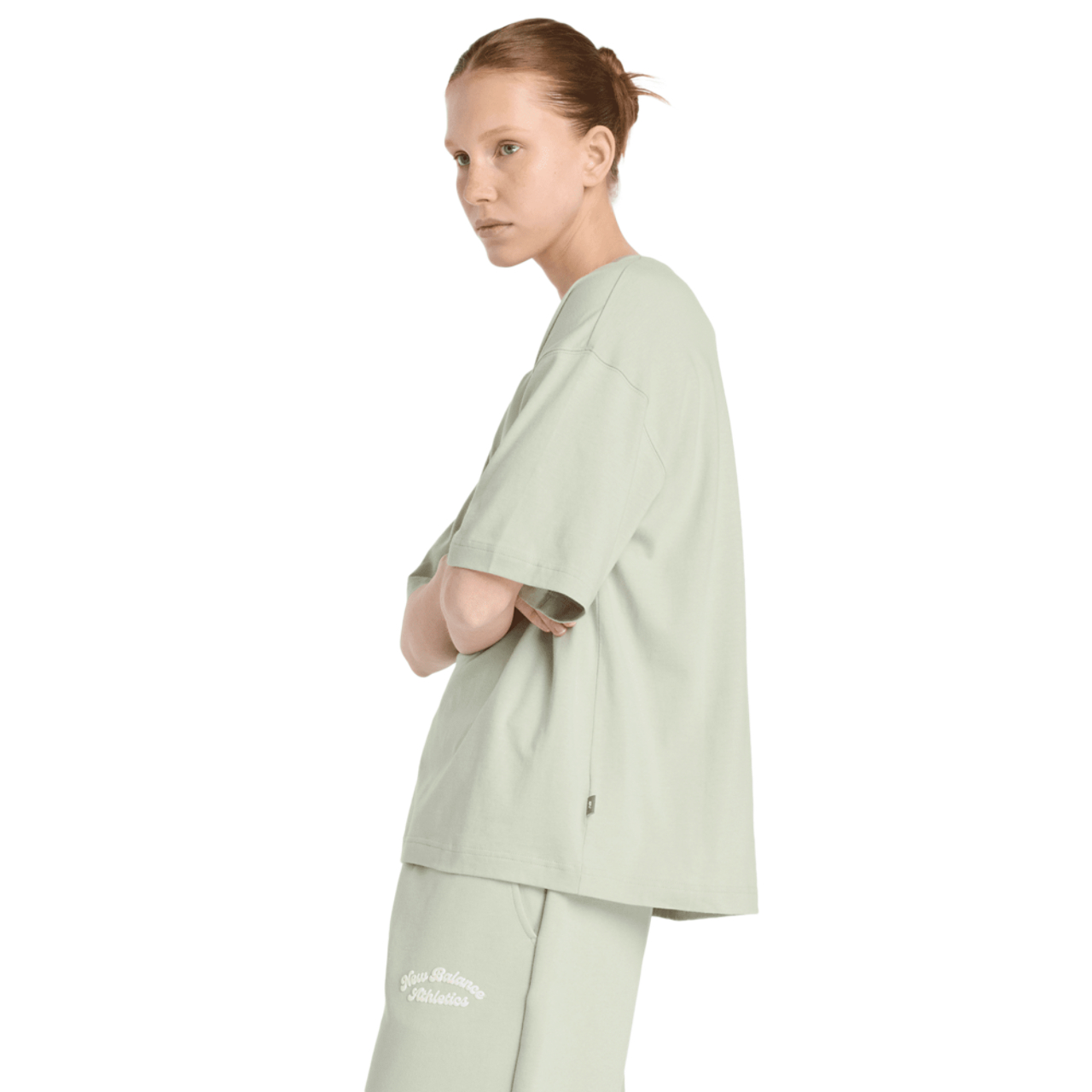 New Balance Linear Heritage Oversized T-shirt Image 3 sur 4. Appuyez pour ouvrir la galerie de photos.