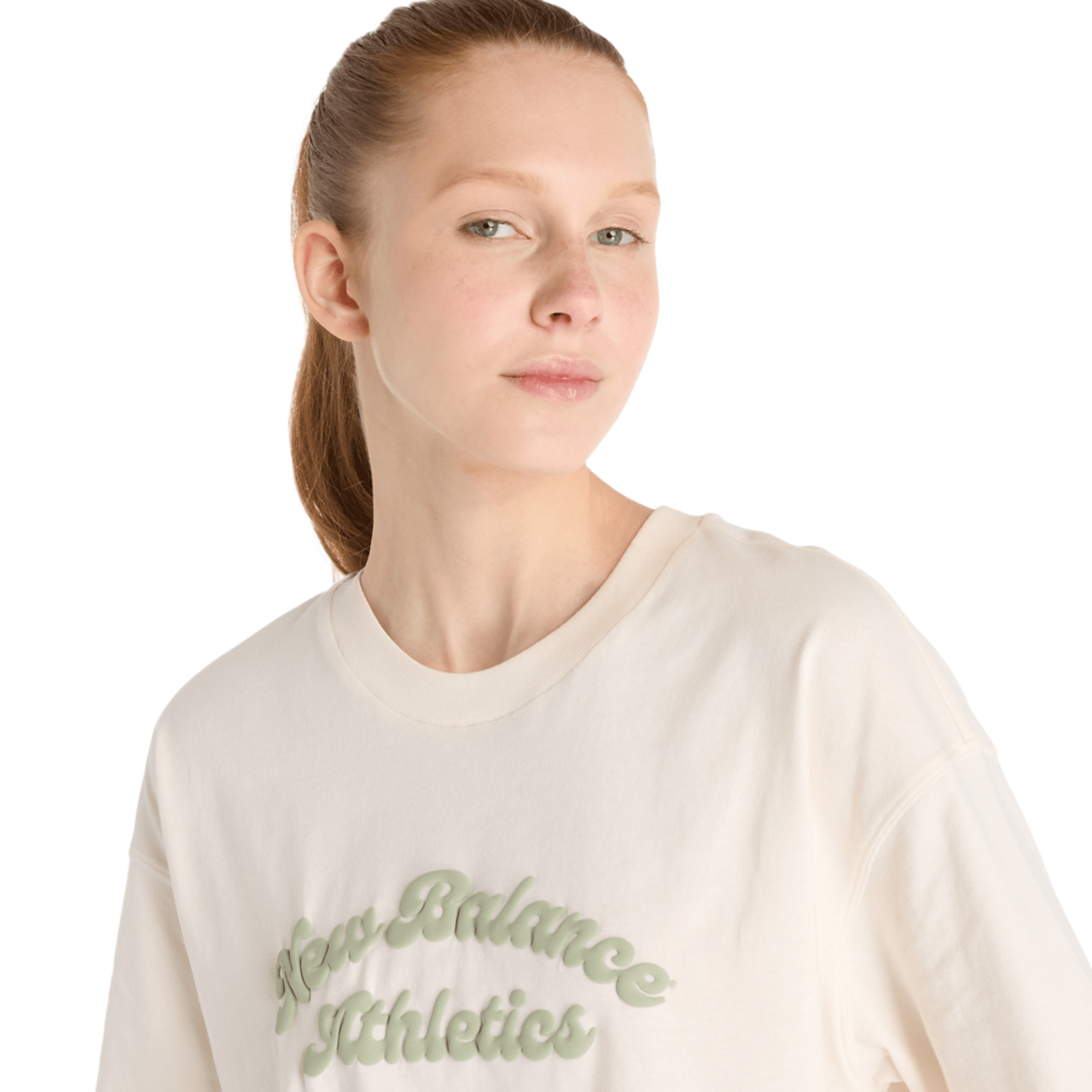 New Balance Linear Heritage Oversized T-shirt Image 4 sur 4. Appuyez pour ouvrir la galerie de photos.