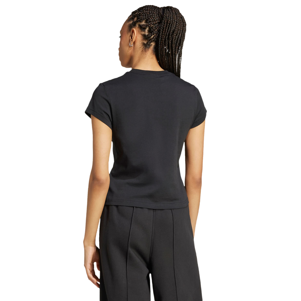 adidas Essentials Slim T-shirt Image 3 of 4. Tap to open photo gallery.