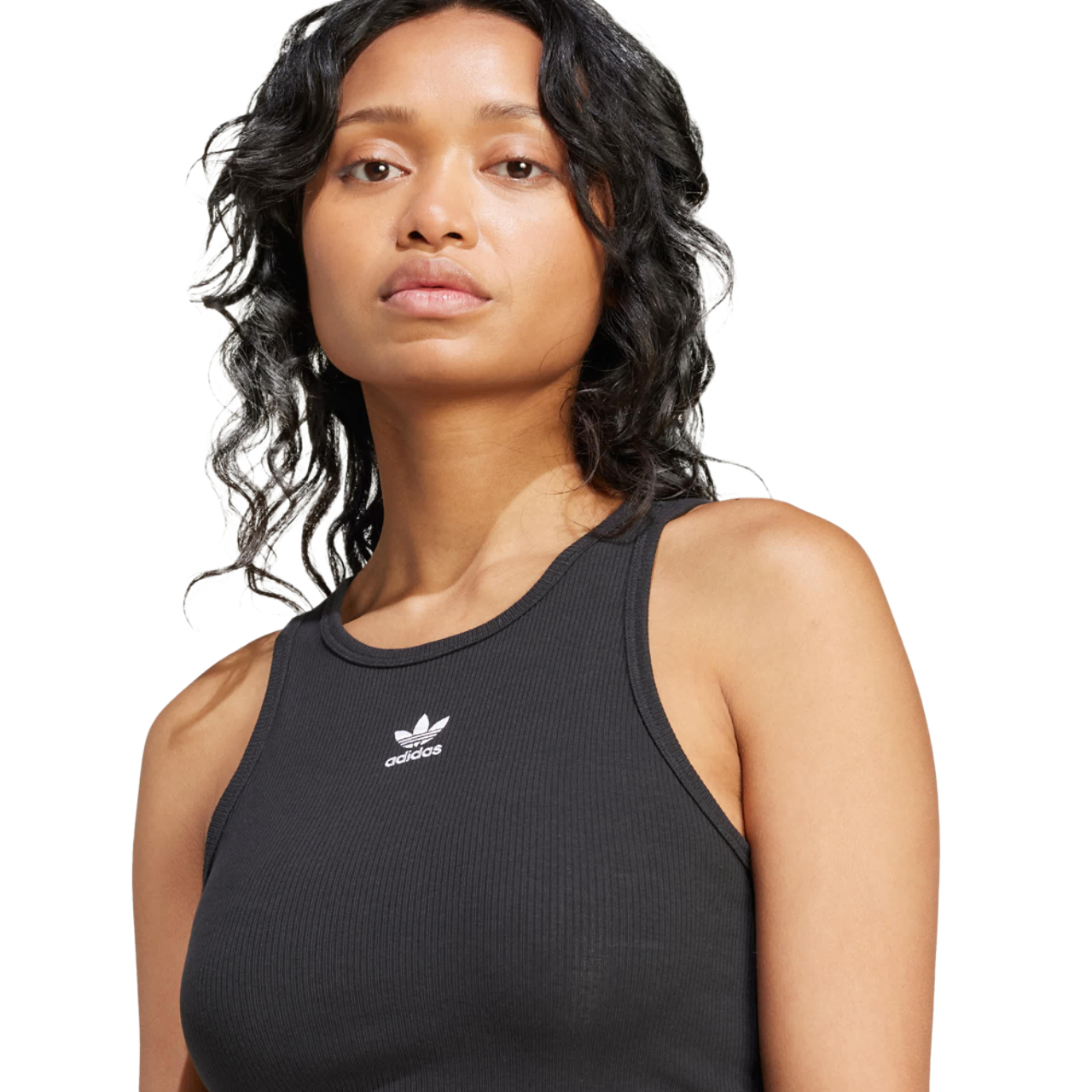 adidas Essentials Ribbed Tank Top Image 4 sur 4. Appuyez pour ouvrir la galerie de photos.