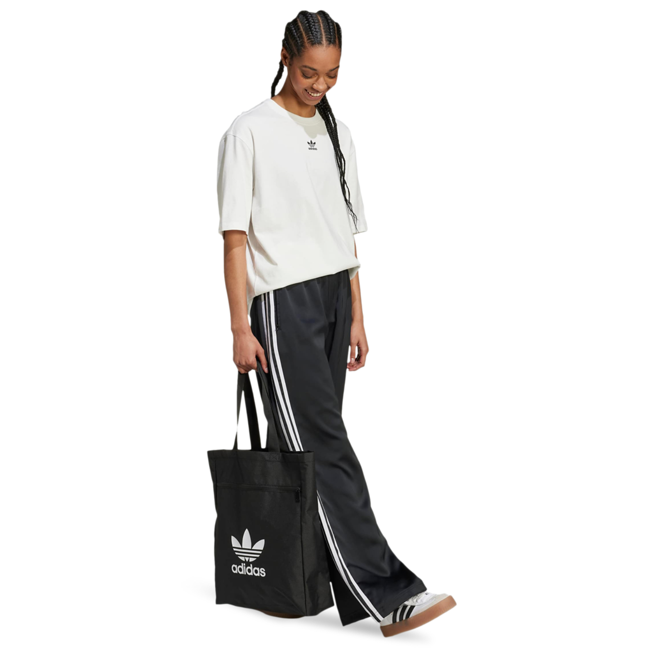 adidas Essentials Boyfriend T-shirt Image 2 of 4. Tap to open photo gallery.