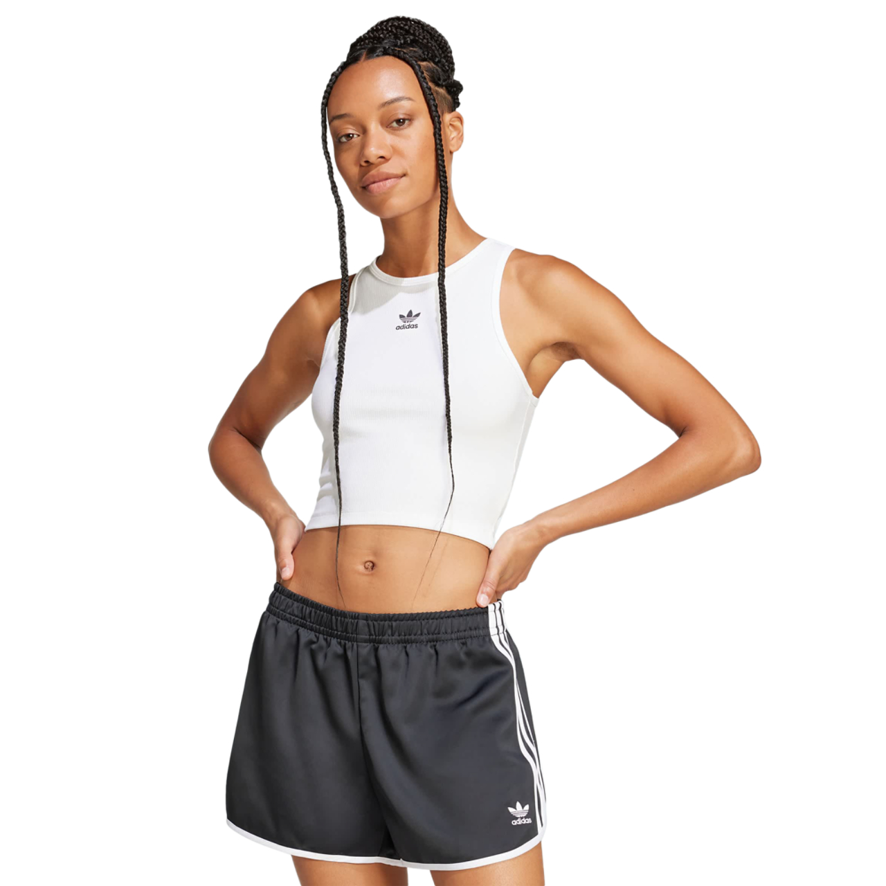 adidas Essentials Ribbed Tank Top Immagine 1 di 4. Tocca per aprire la galleria fotografica.
