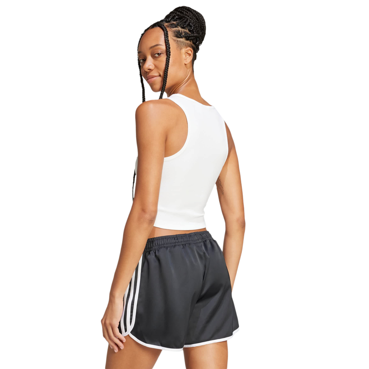 adidas Essentials Ribbed Tank Top Immagine 3 di 4. Tocca per aprire la galleria fotografica.