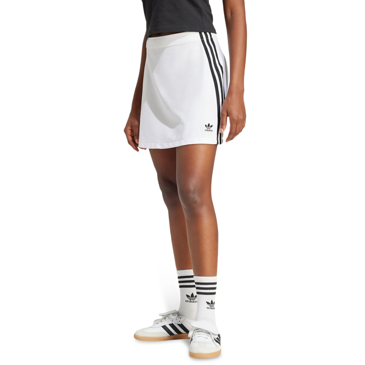 adidas Adicolor 3-Stripes Mini Skirt Afbeelding 1 van 4. Tik om de fotogalerij te openen..