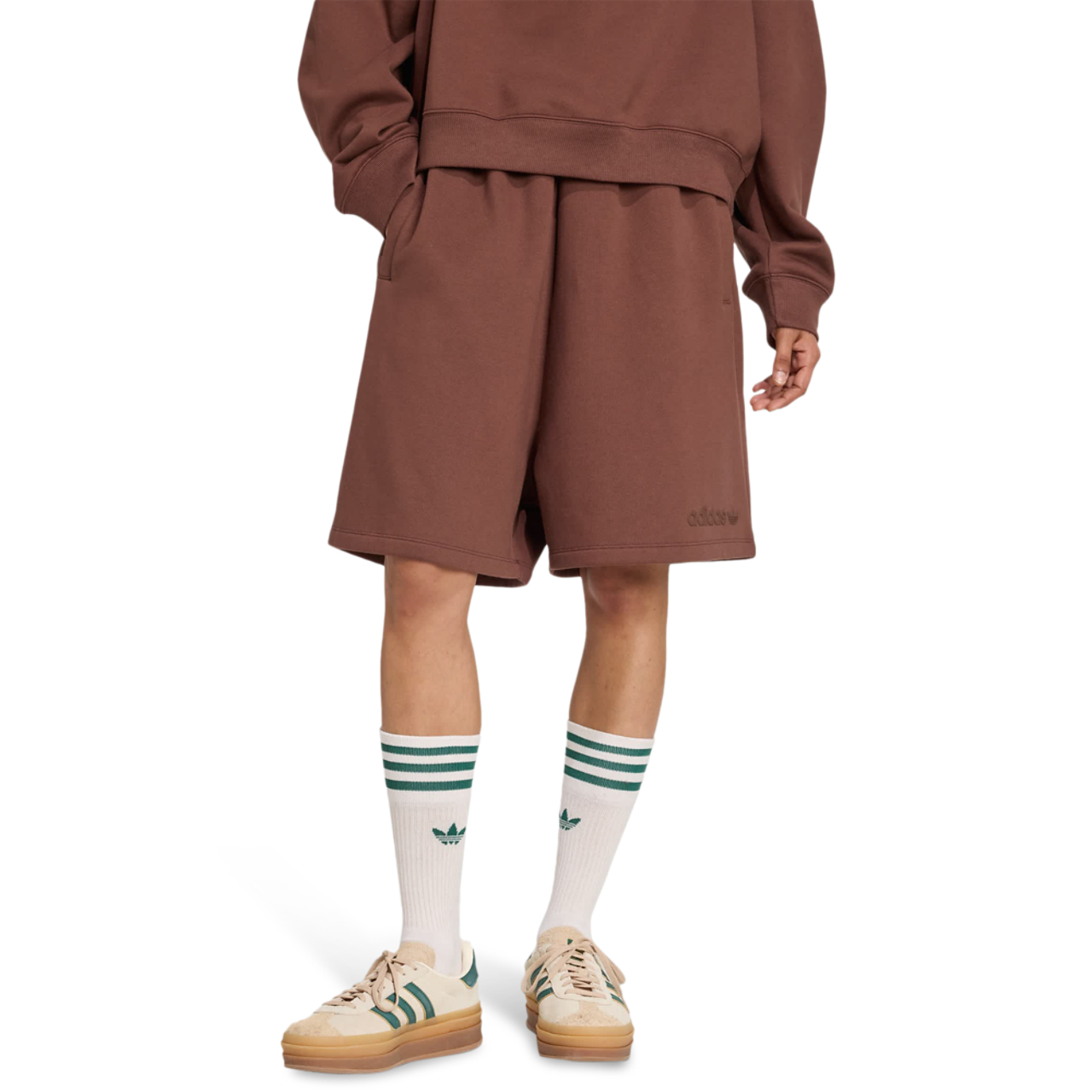 adidas Essentials Linear Shorts Oversized Image 1 of 4. Tap to open photo gallery.