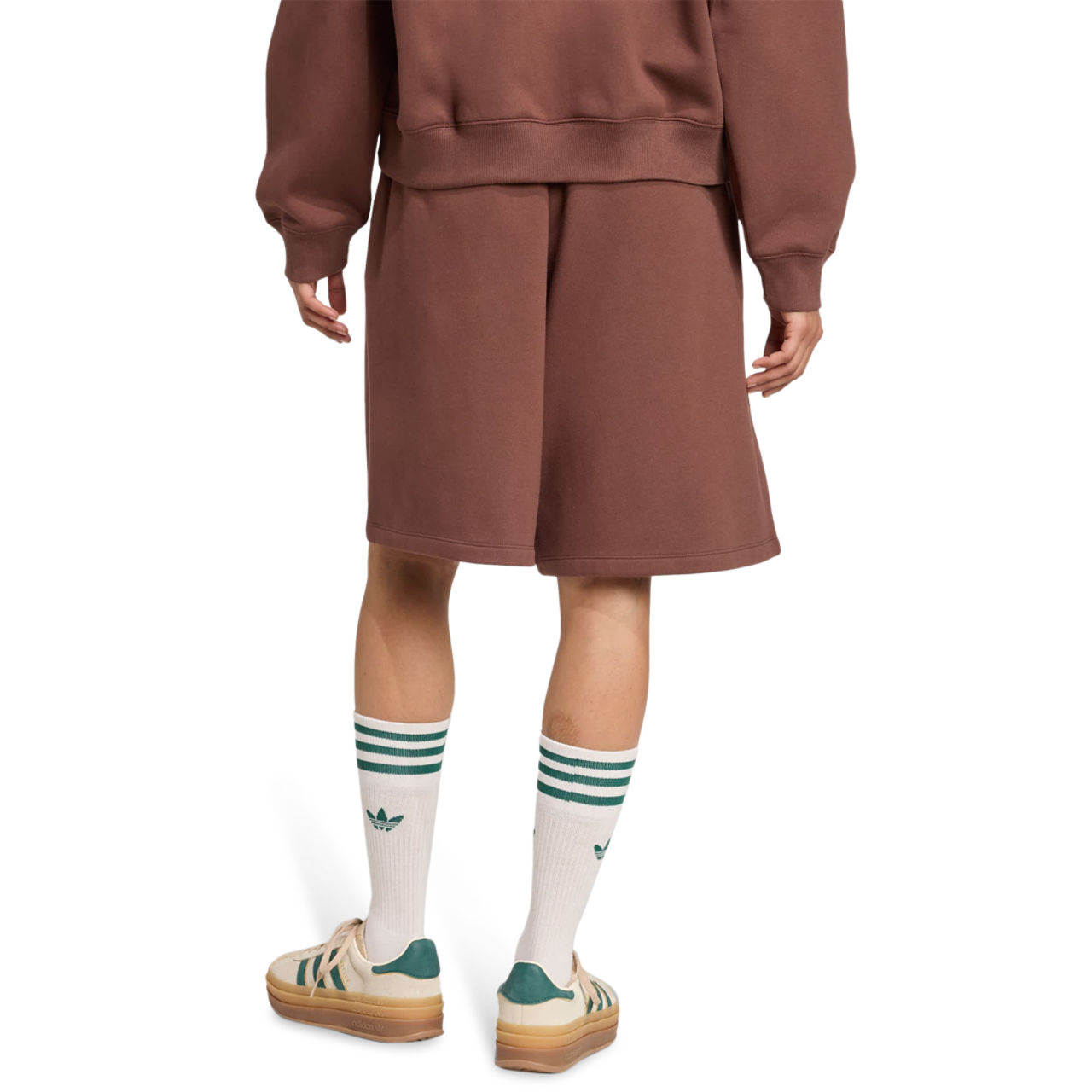 adidas Essentials Linear Shorts Oversized Image 3 of 4. Tap to open photo gallery.