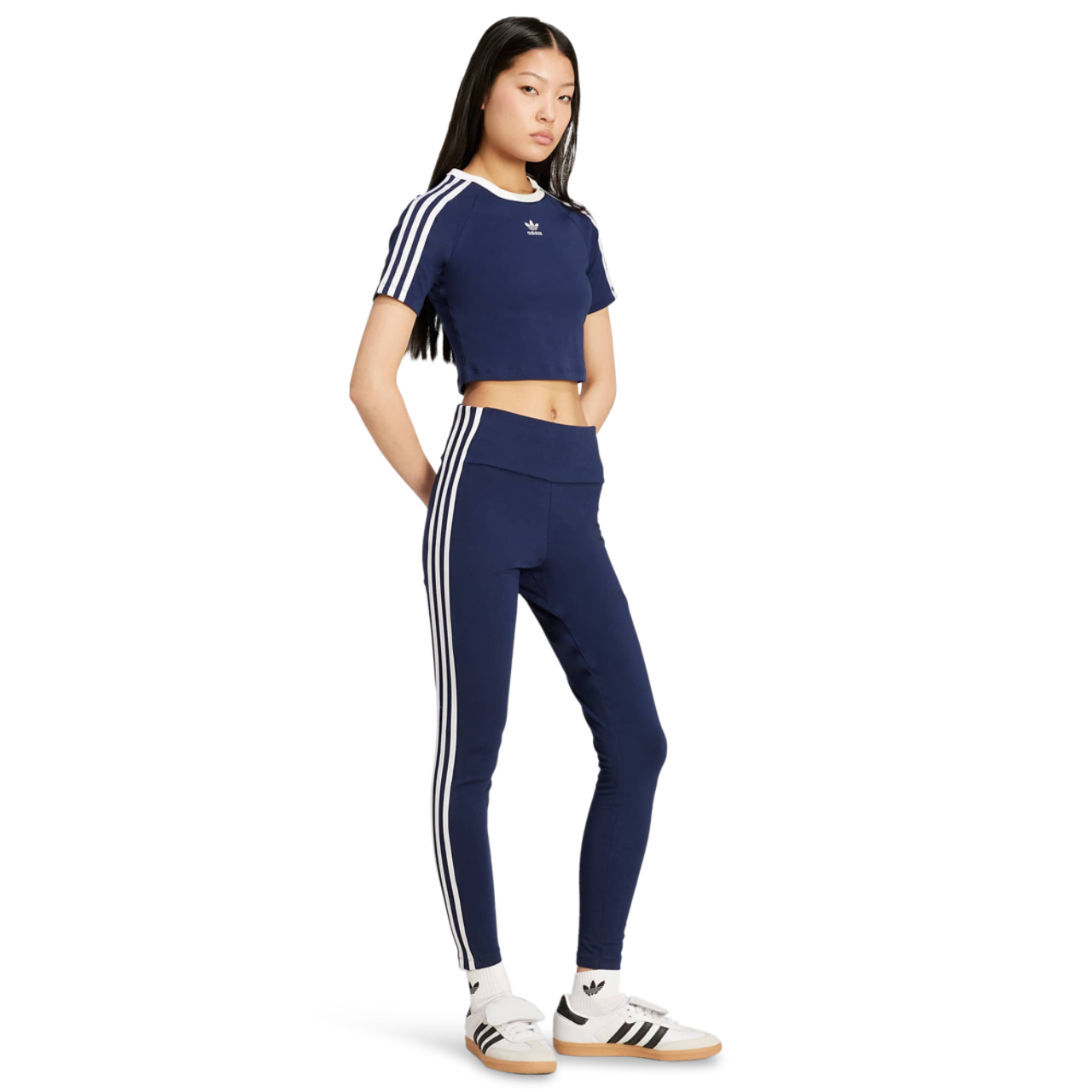 adidas Adicolor 3-Stripes Leggings Co Immagine 2 di 4. Tocca per aprire la galleria fotografica.