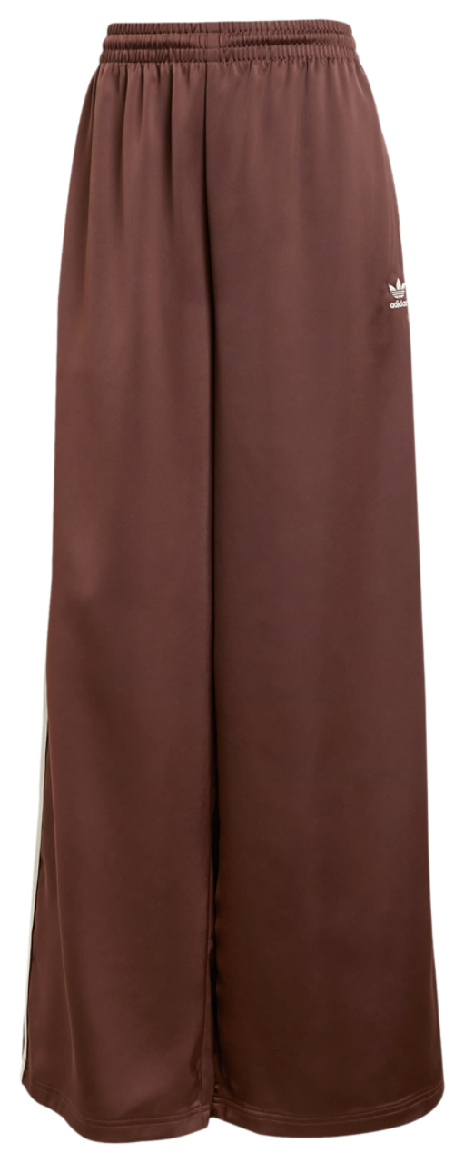 adidas Adicolor Satin Wide Leg Track Joggers Image 5 of 5. Tap to open photo gallery.