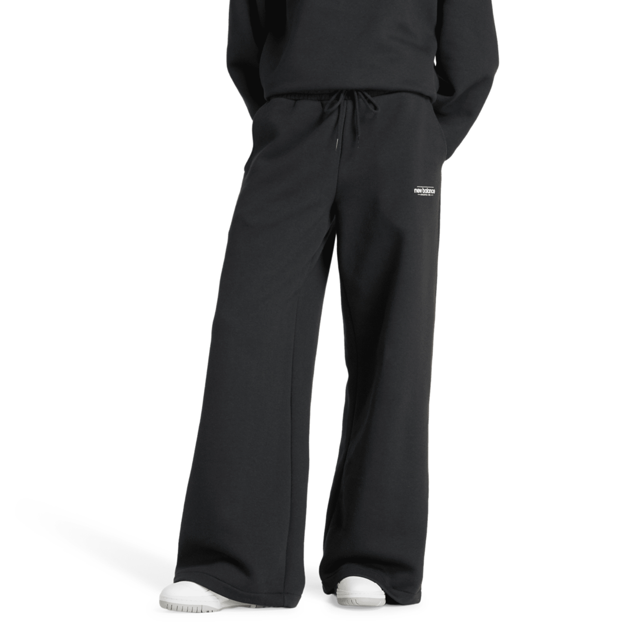 New Balance Reimagined Fleece Wide Pant Image 1 of 4. Tap to open photo gallery.